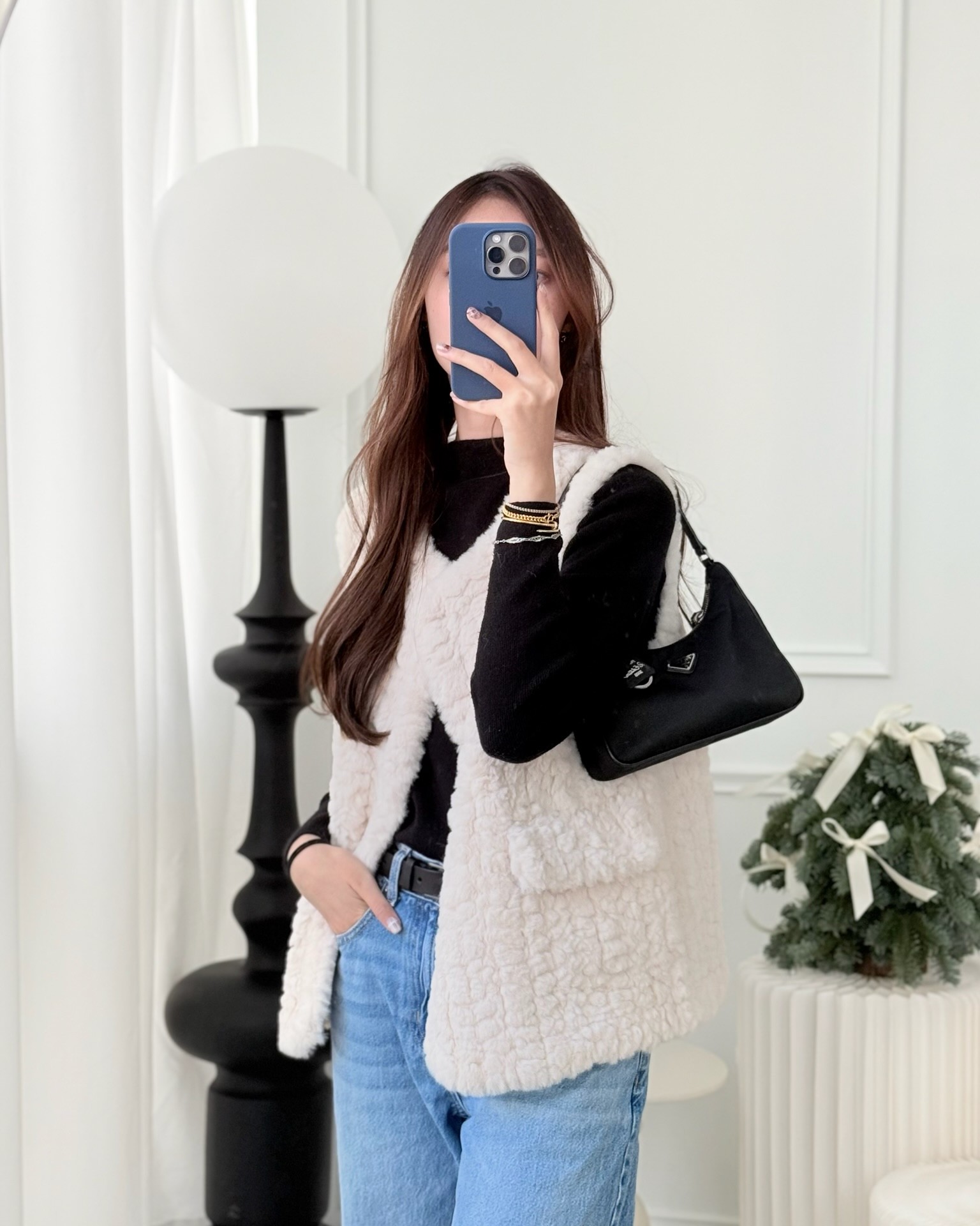 Prada Re-Edition 2005 Nylon Mini Bag Black