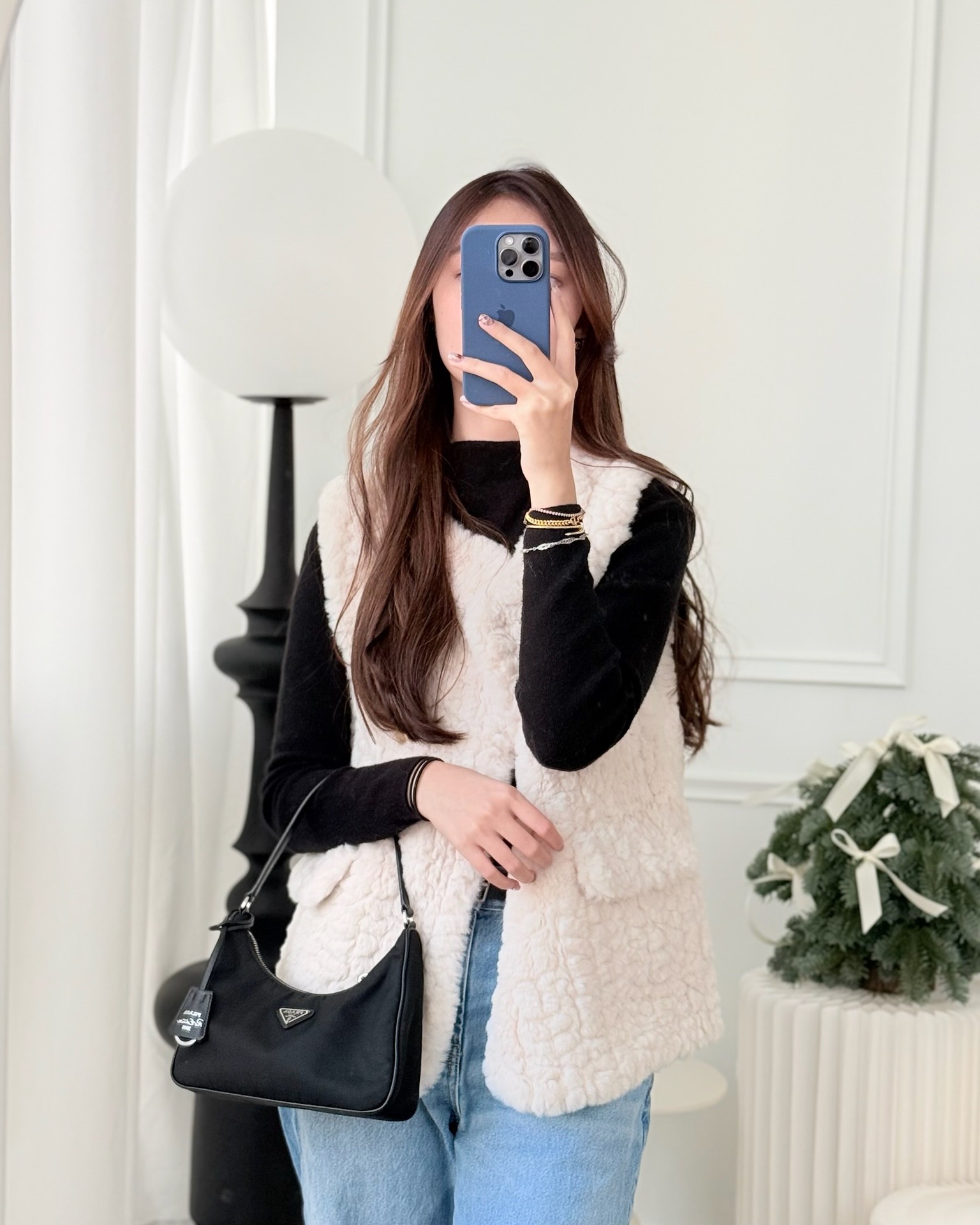 Prada Re-Edition 2005 Nylon Mini Bag Black