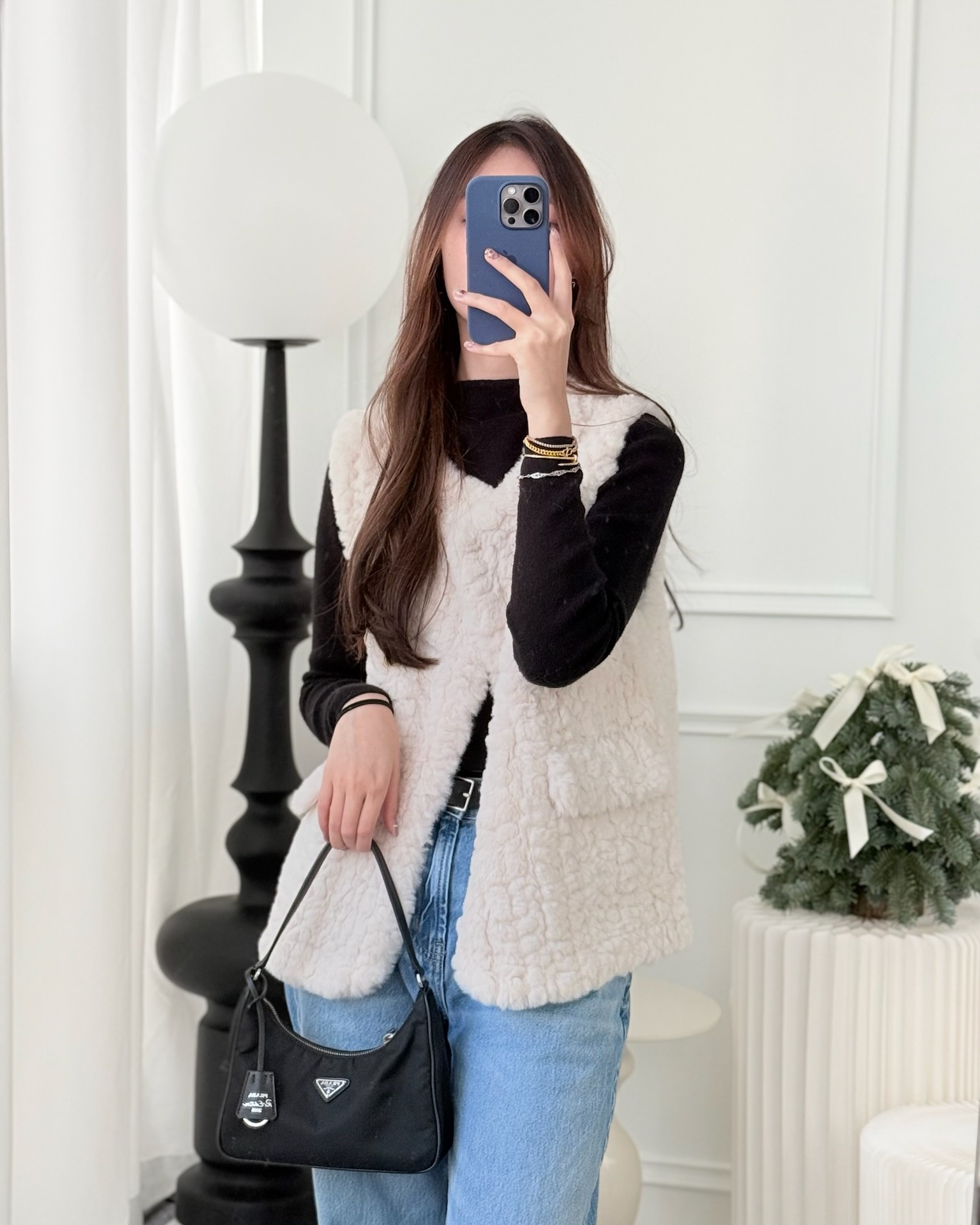 Prada Re-Edition 2005 Nylon Mini Bag Black