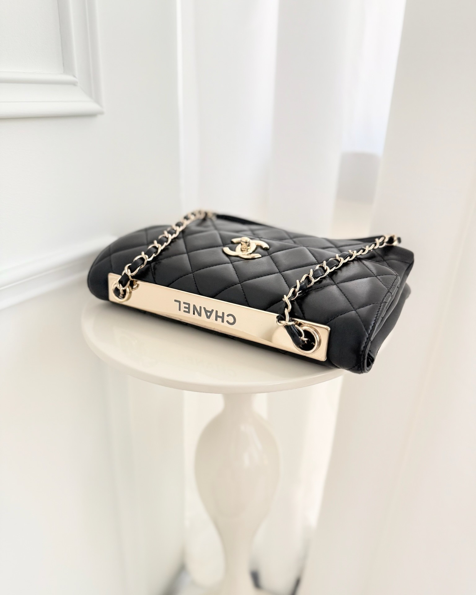 Chanel Trendy CC Flap Bag Black Lambskin