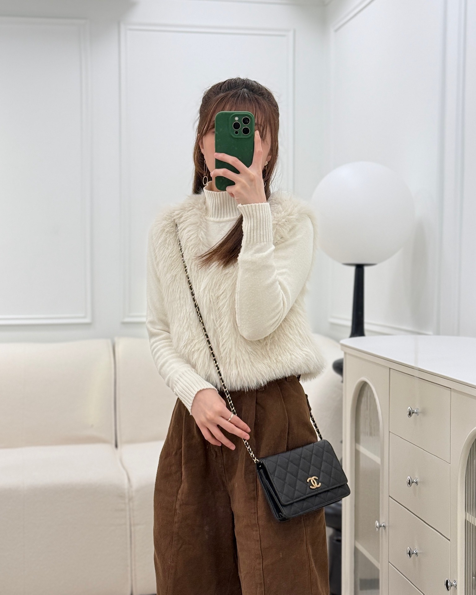 Chanel Wallet On Chain WOC Black Caviar 23C