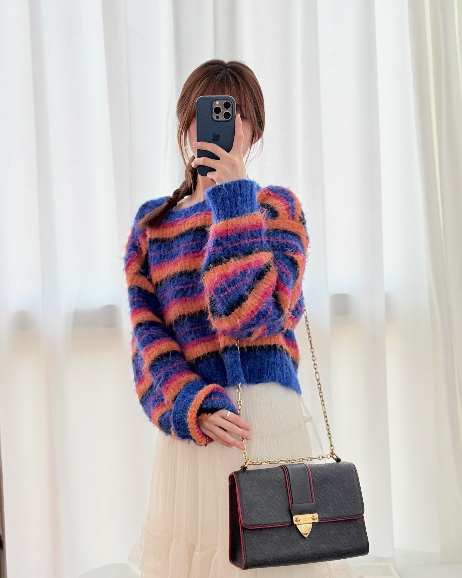 Louis Vuitton Empreinte Saint Sulpice PM Marine Rouge