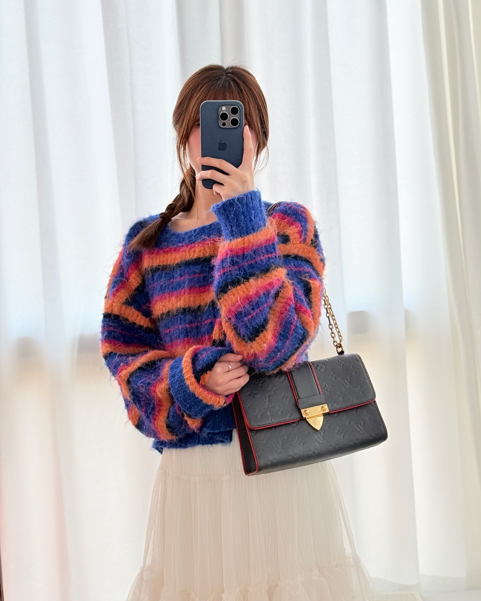 Louis Vuitton Empreinte Saint Sulpice PM Marine Rouge