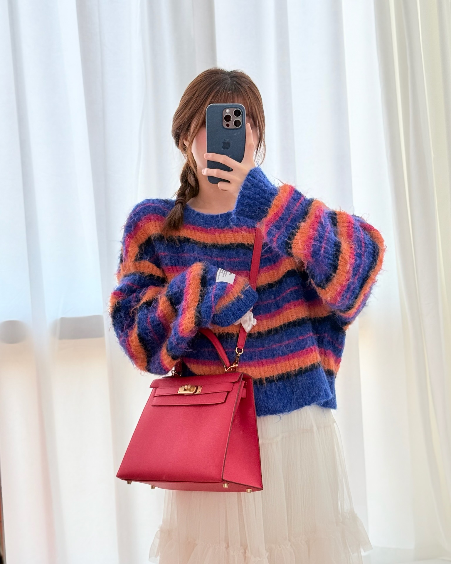 Hermès Kelly 28 Sellier Rose Extreme I6 Epsom