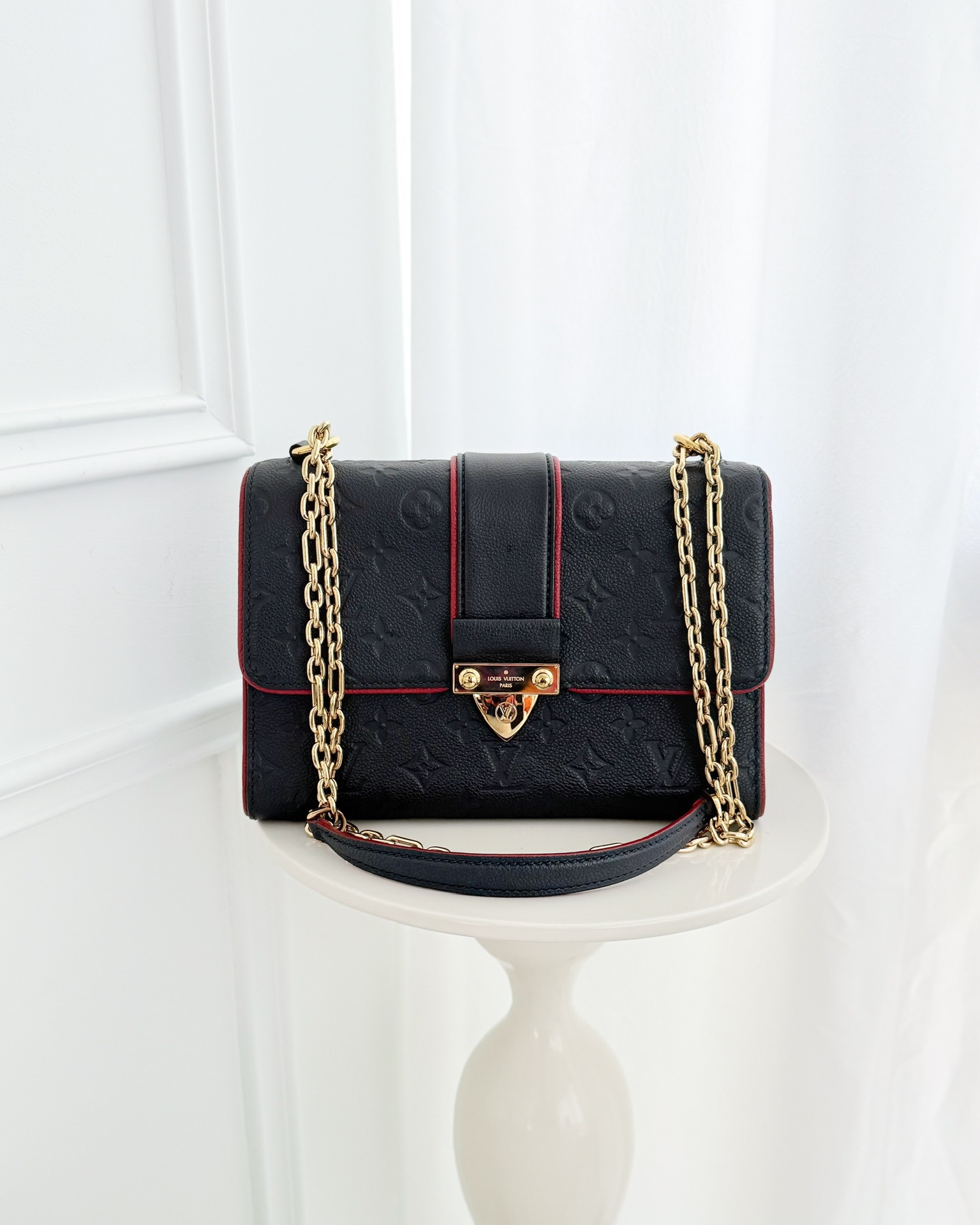 Louis Vuitton Empreinte Saint Sulpice PM Marine Rouge