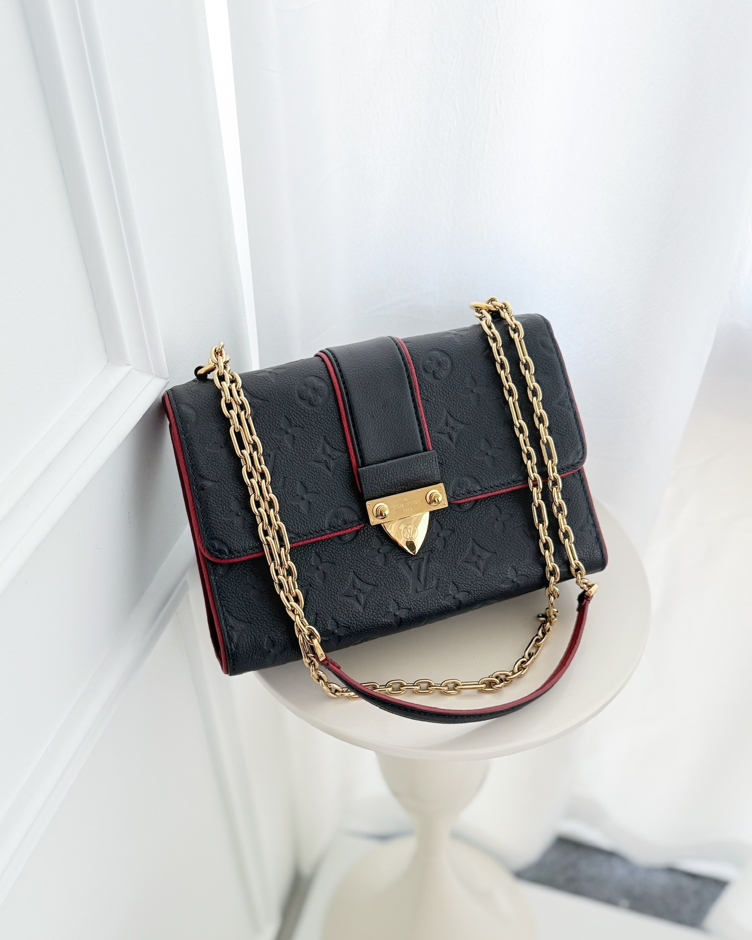 Louis Vuitton Empreinte Saint Sulpice PM Marine Rouge