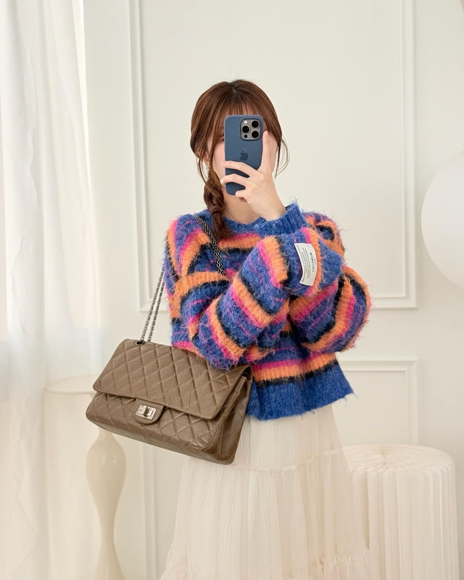 Chanel Reissue Quilted Aged Calfskin Taupe Ruthenium Hardware 227