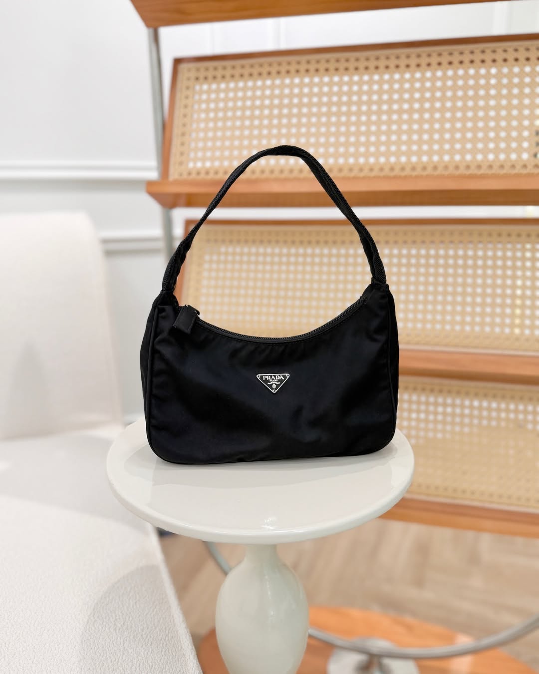 Prada Vintage Mini Bag Black Nylon