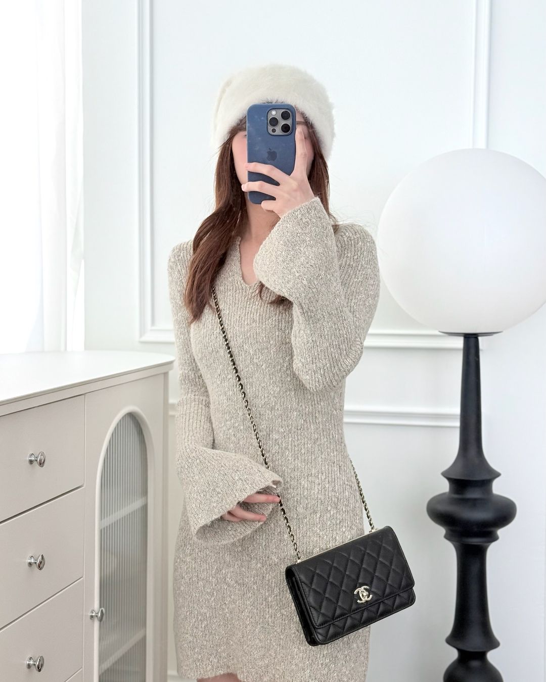 Chanel Trendy CC WOC Wallet on Chain Black Lambskin