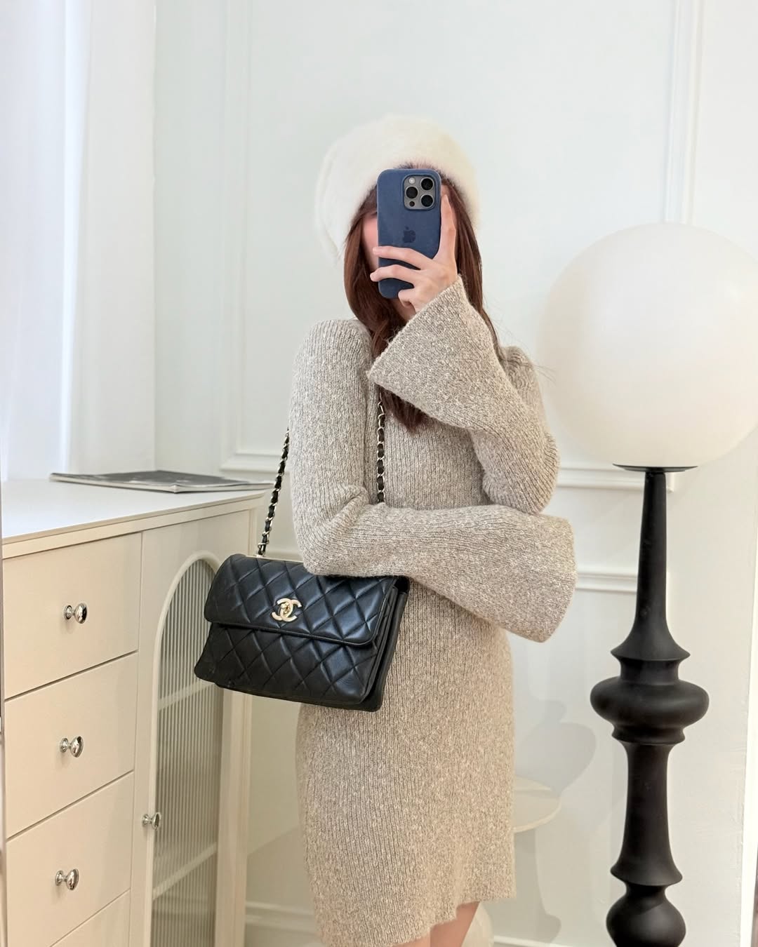 Chanel Trendy CC Flap Bag Black Lambskin