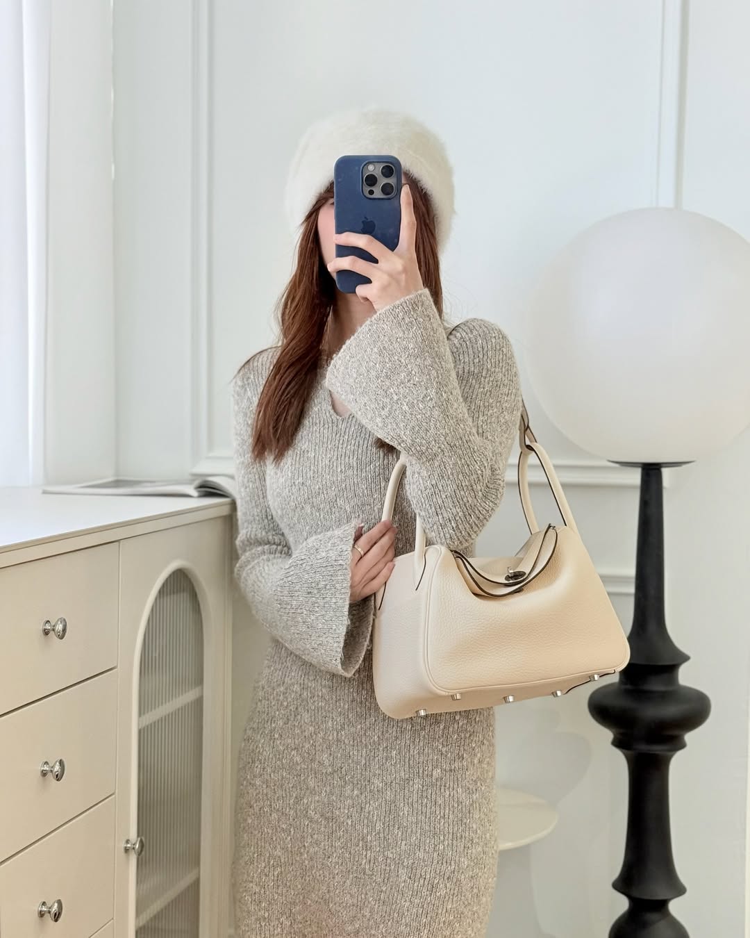 Hermès Lindy 26 Nata I2 Clemence Palladium Hardware