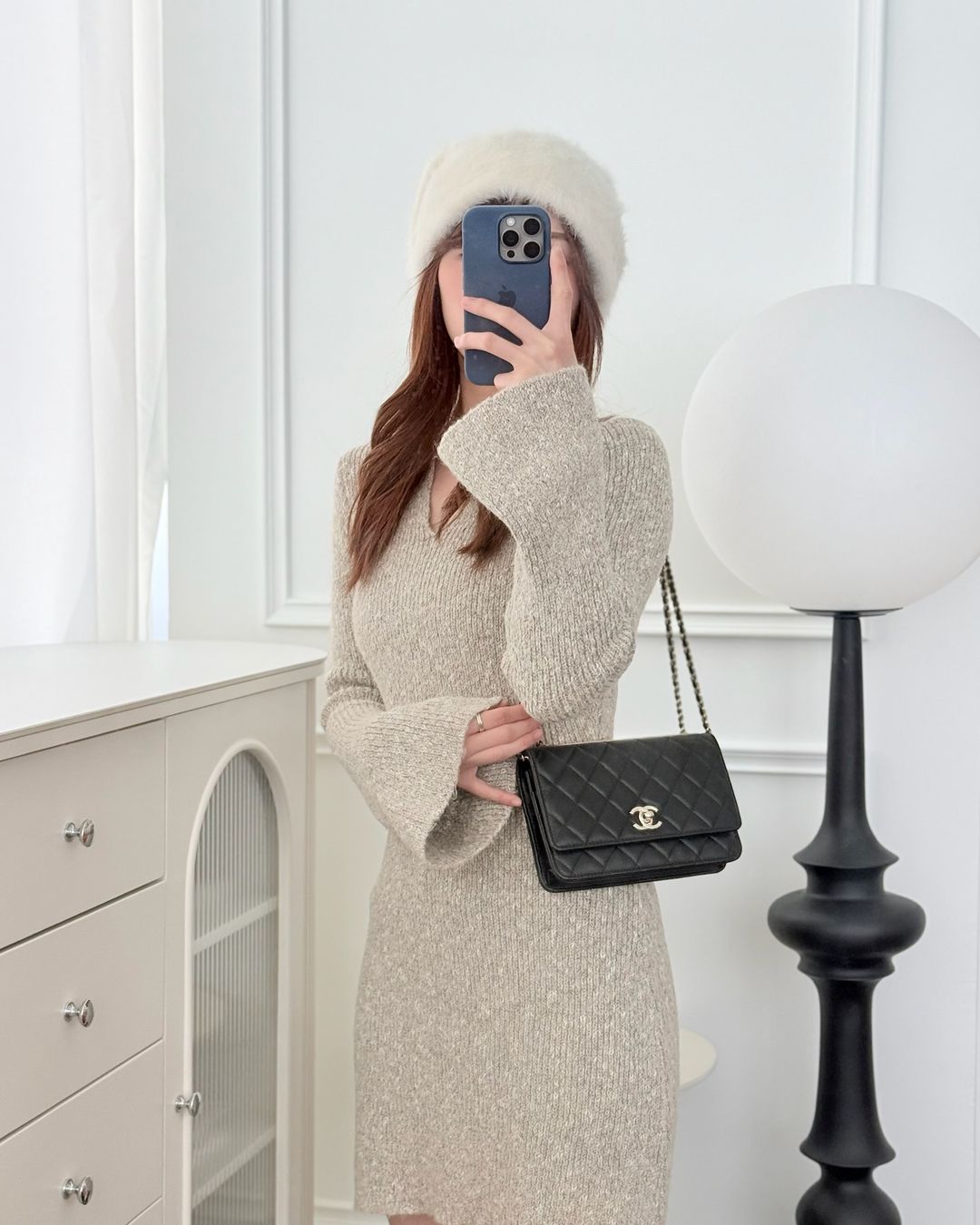 Chanel Trendy CC WOC Wallet on Chain Black Lambskin