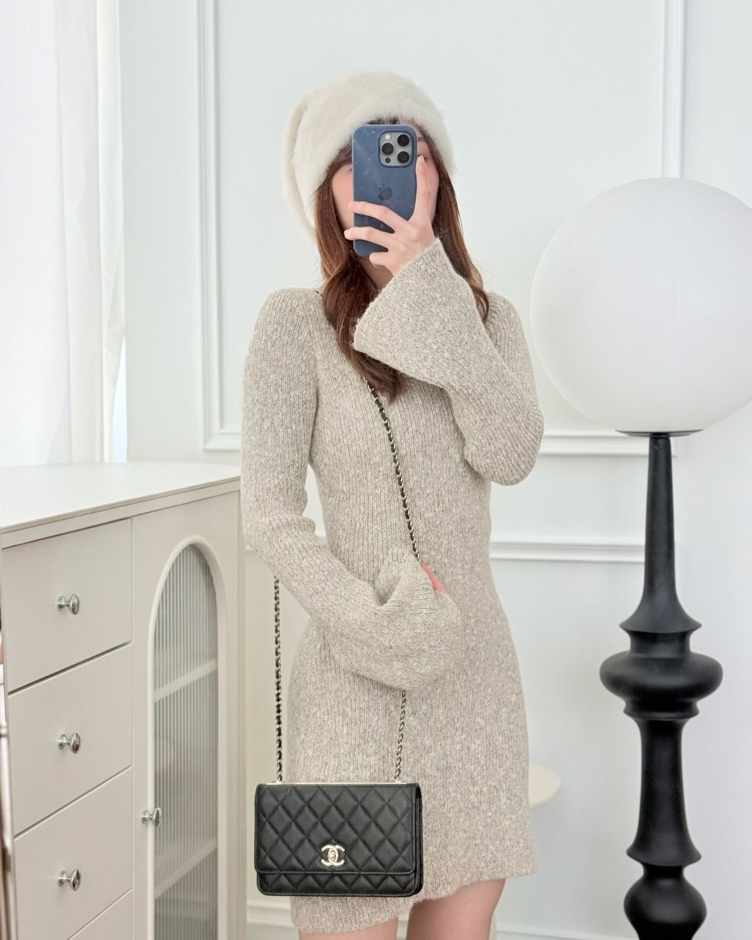 Chanel Trendy CC WOC Wallet on Chain Black Lambskin