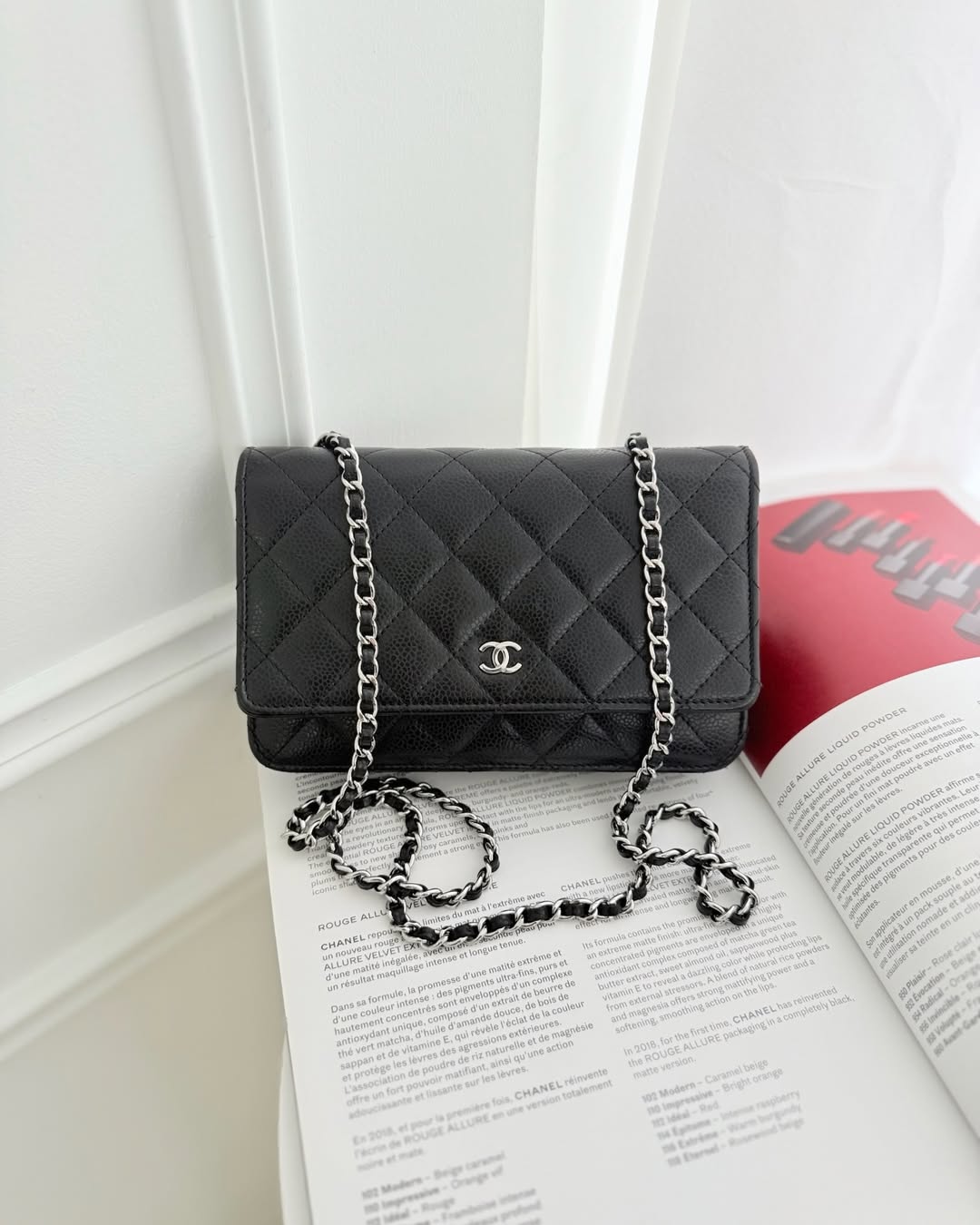 Chanel Quilted WOC Black Caviar