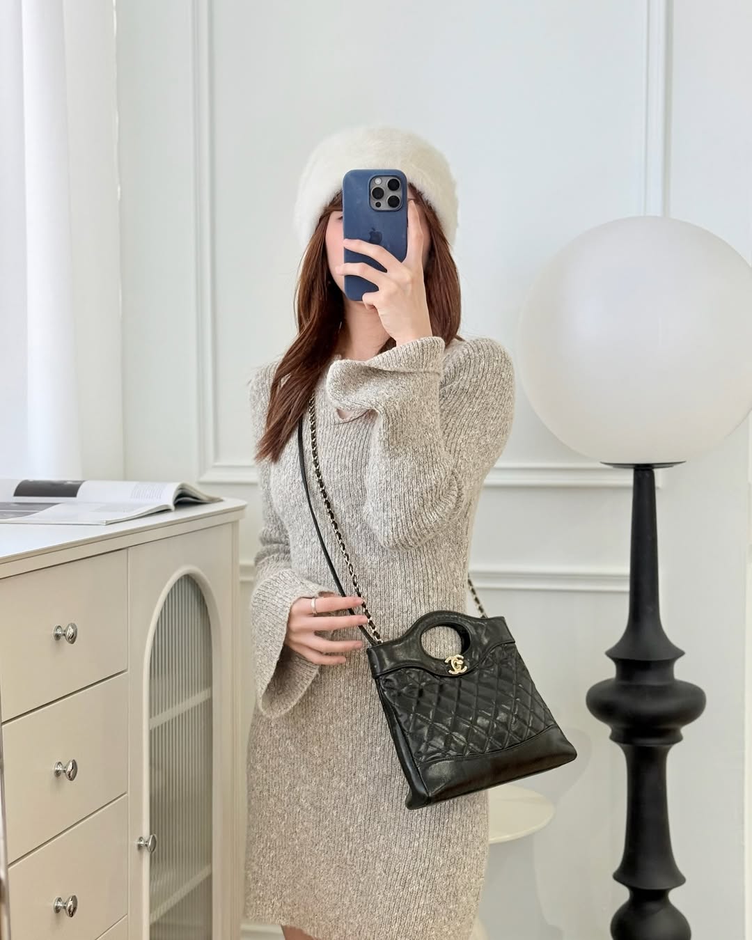 Chanel 31 Mini Black Shiny Lambskin