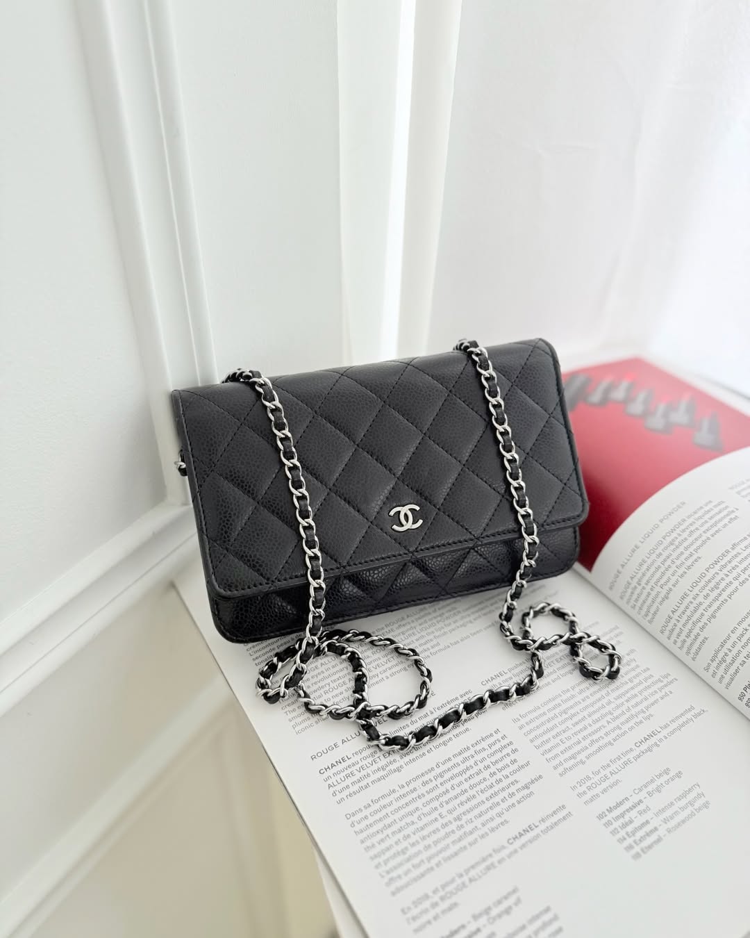 Chanel Quilted WOC Black Caviar