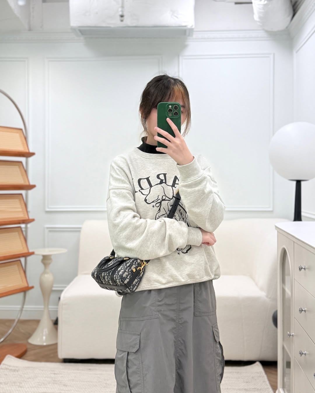 Dior Groove 17 Nano Bag Blue Dior Oblique Jacquard