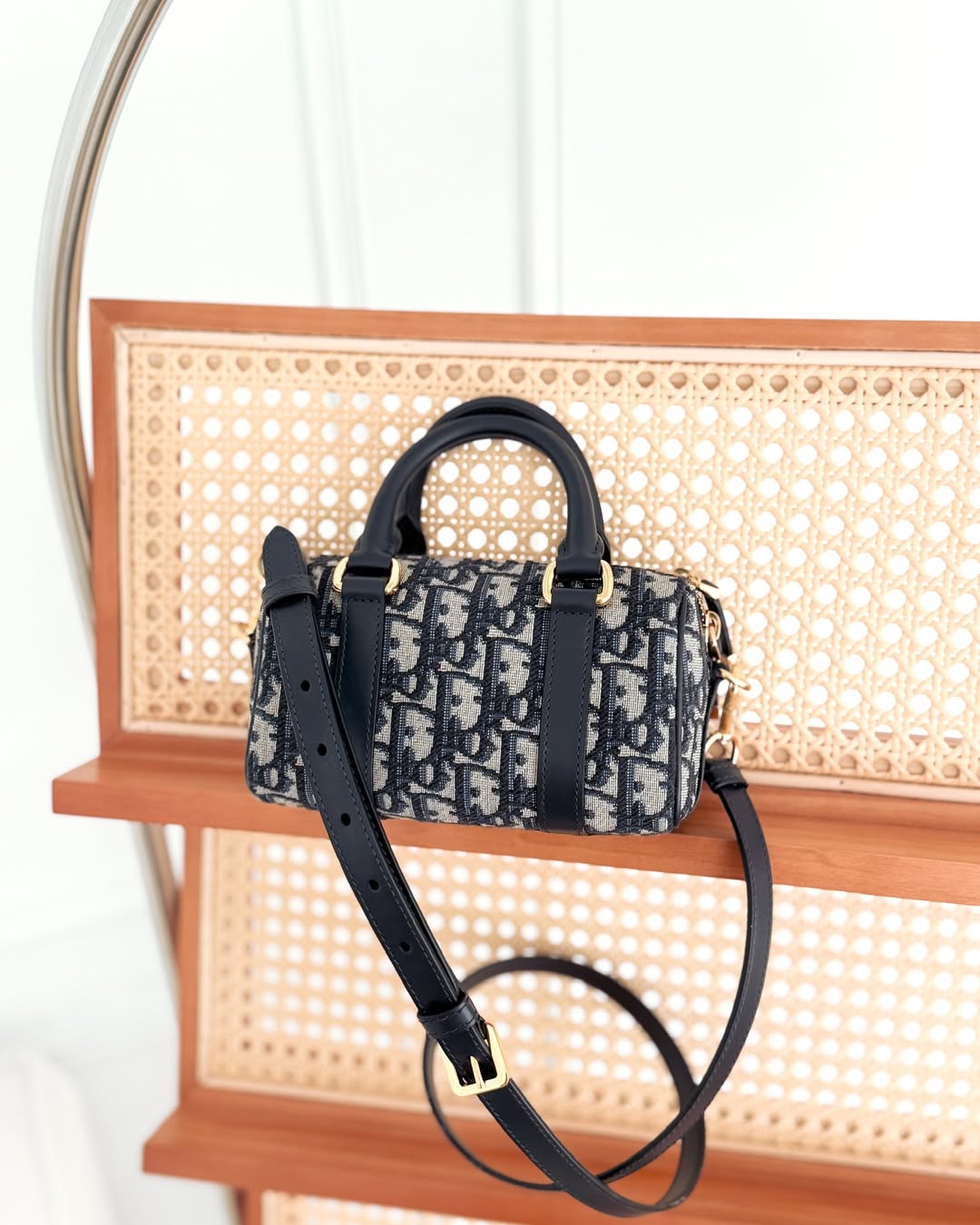 Dior Groove 17 Nano Bag Blue Dior Oblique Jacquard