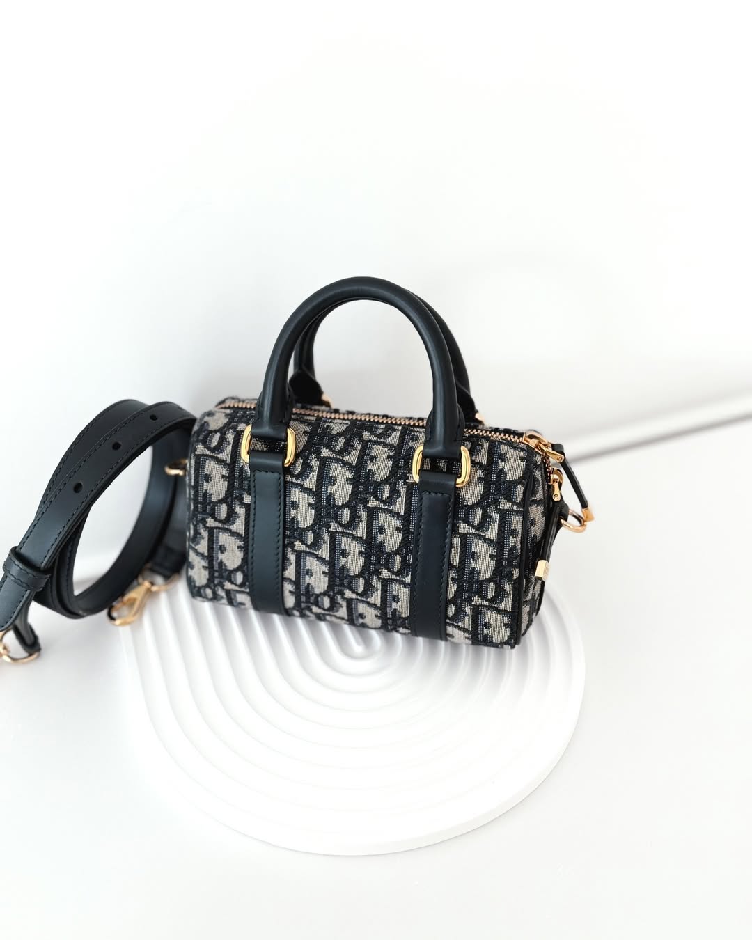 Dior Groove 17 Nano Bag Blue Dior Oblique Jacquard