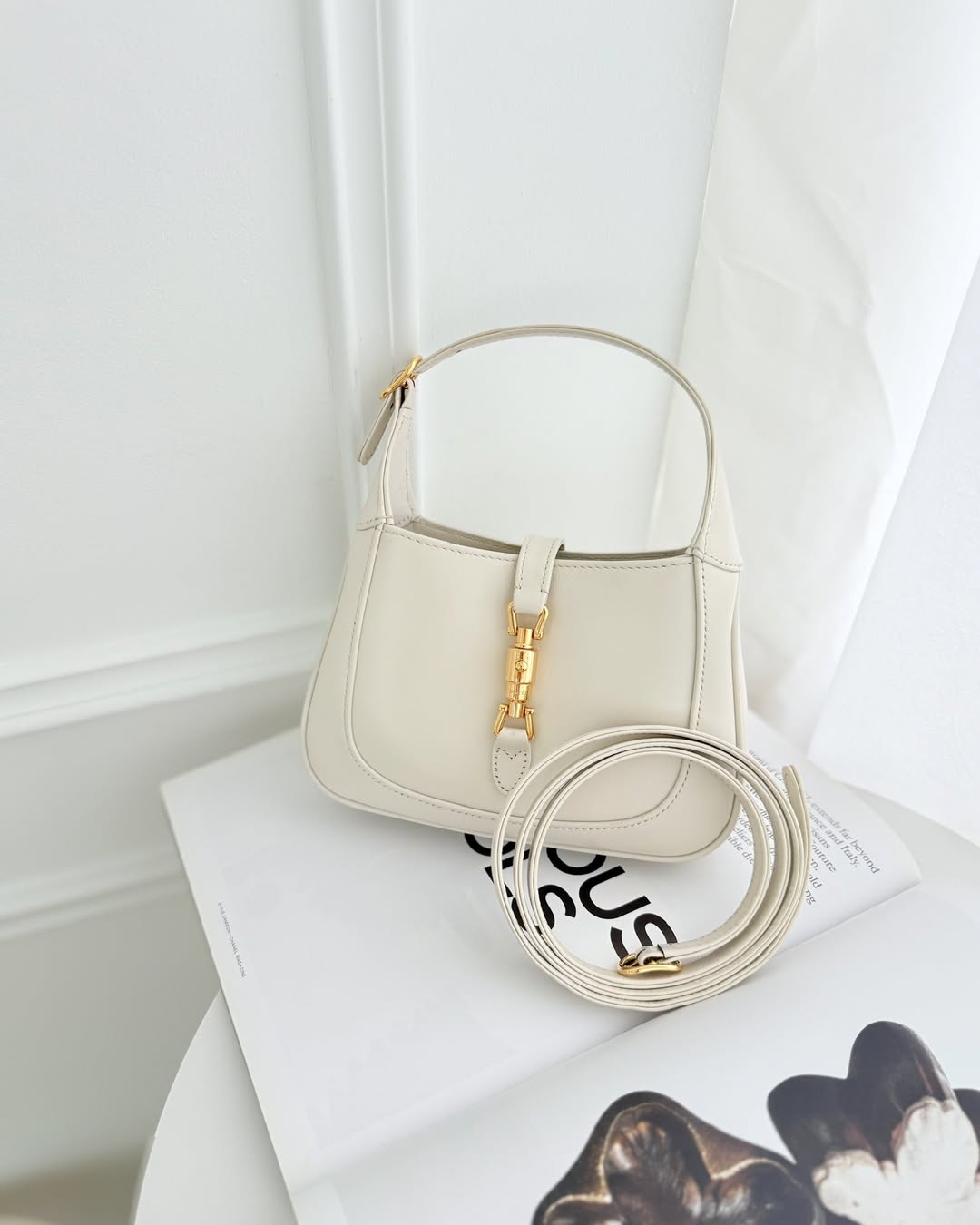 Gucci Jackie 1961 White Mini Shoulder Bag