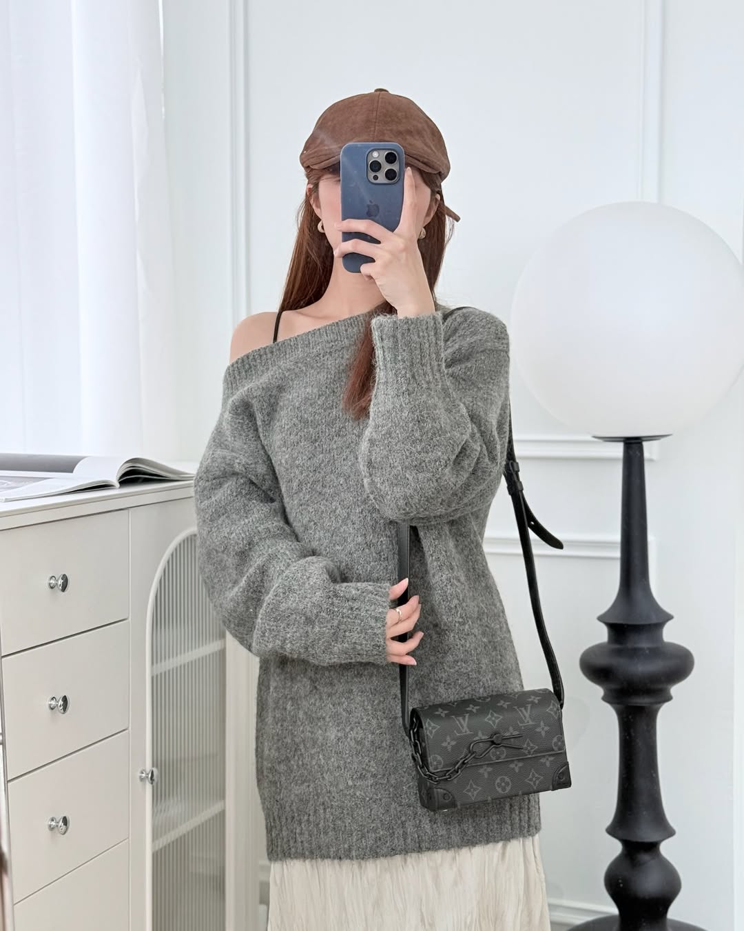 Louis Vuitton Steamer Wearable Wallet Monogram Eclipse Canvas