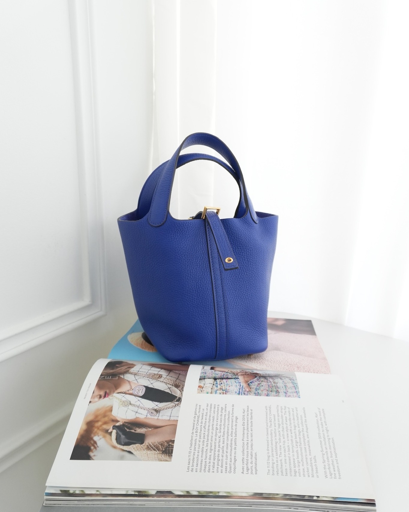 Hermès Picotin 18 Bleu Électrique 7T Clemence