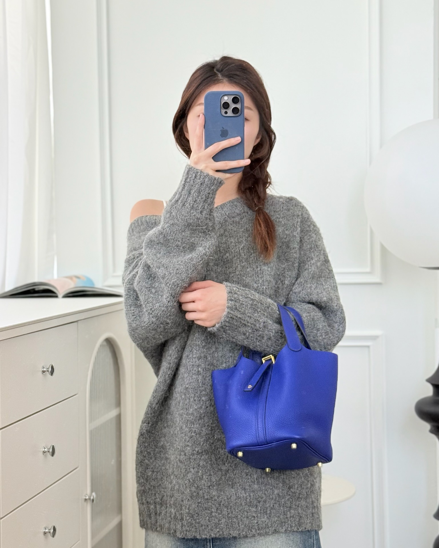 Hermès Picotin 18 Bleu Électrique 7T Clemence