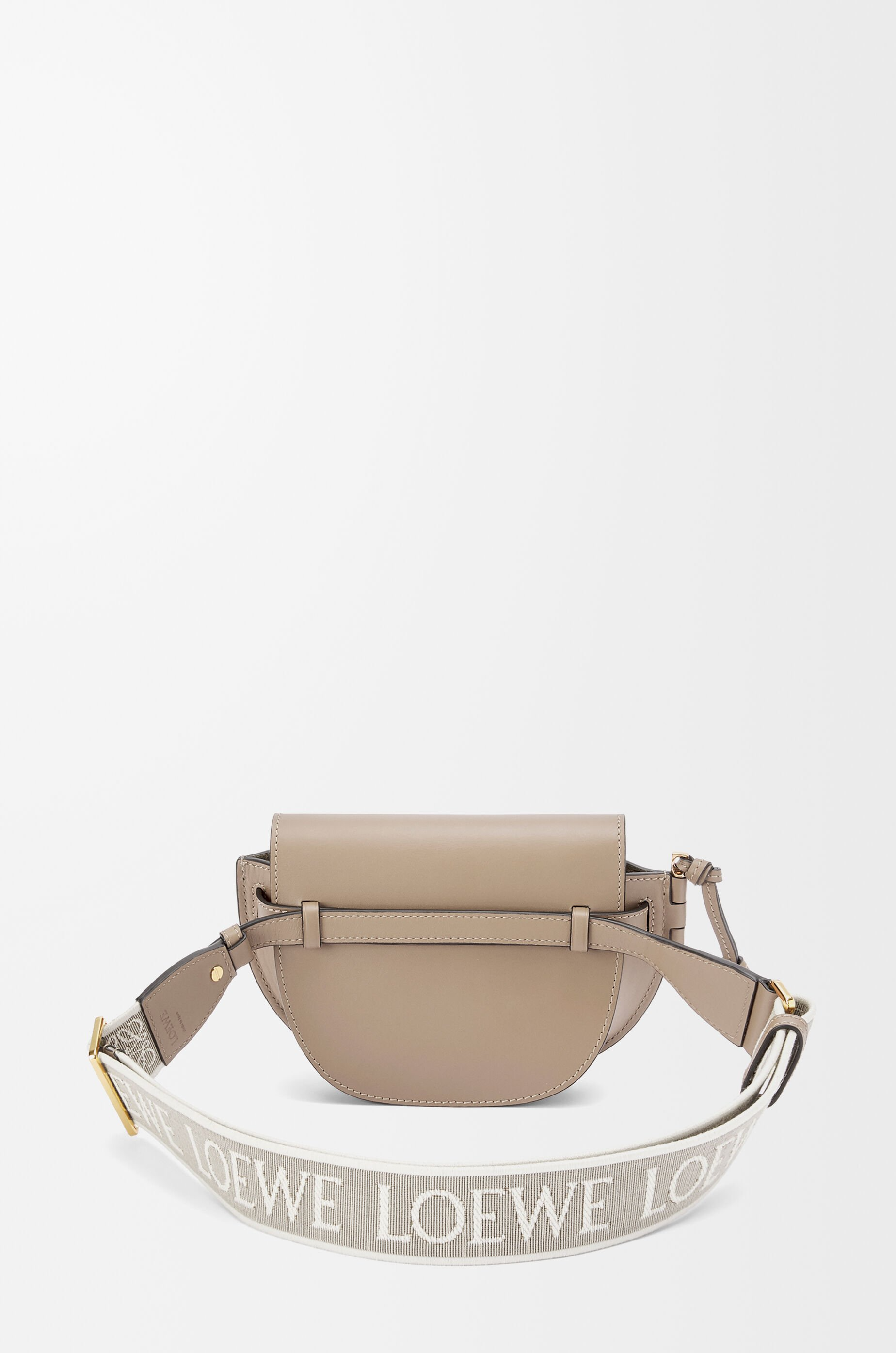 Mini Gate Dual bag in soft calfskin and jacquard