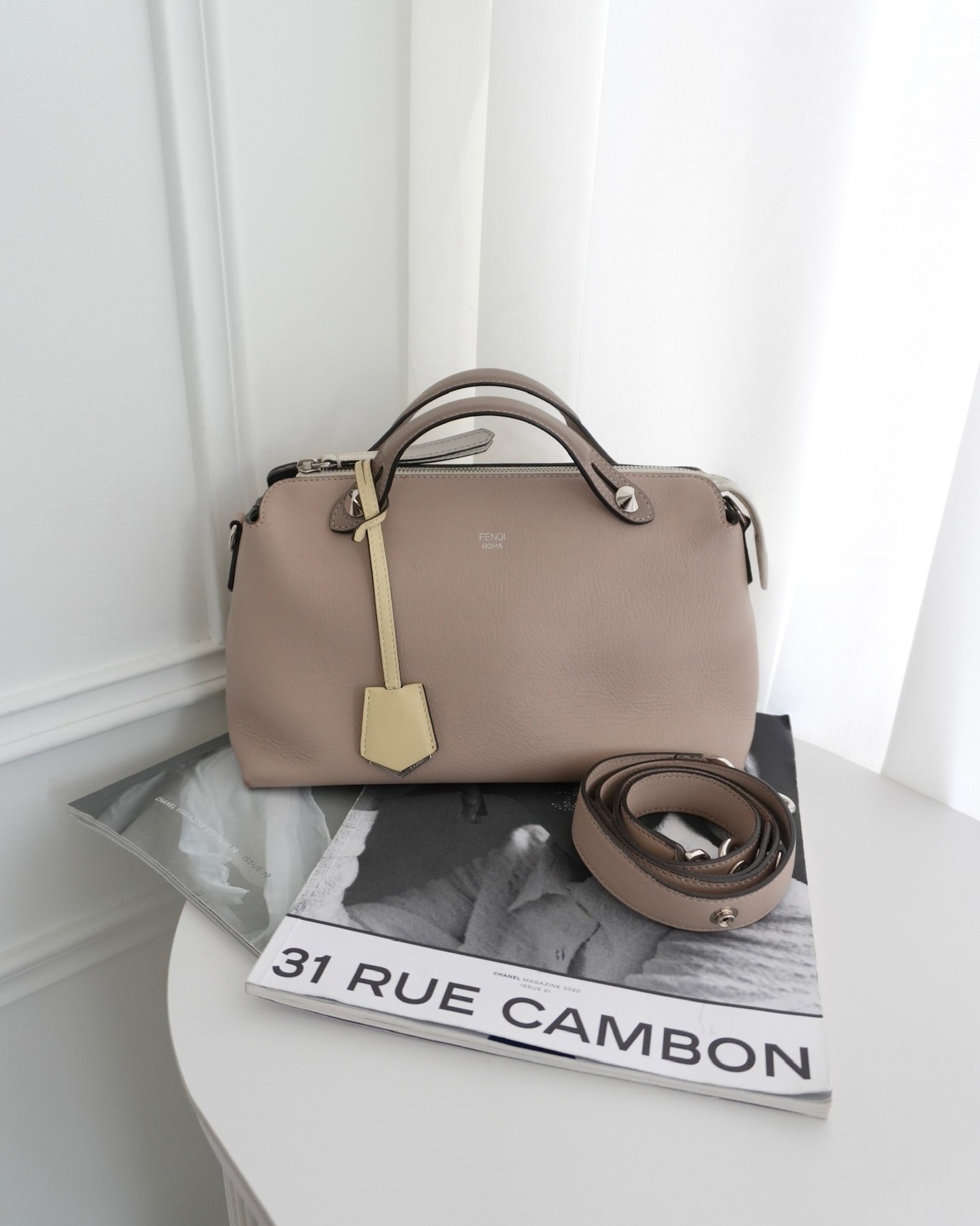 Fendi Medium By The Way Multicolour Nuvola Tortora