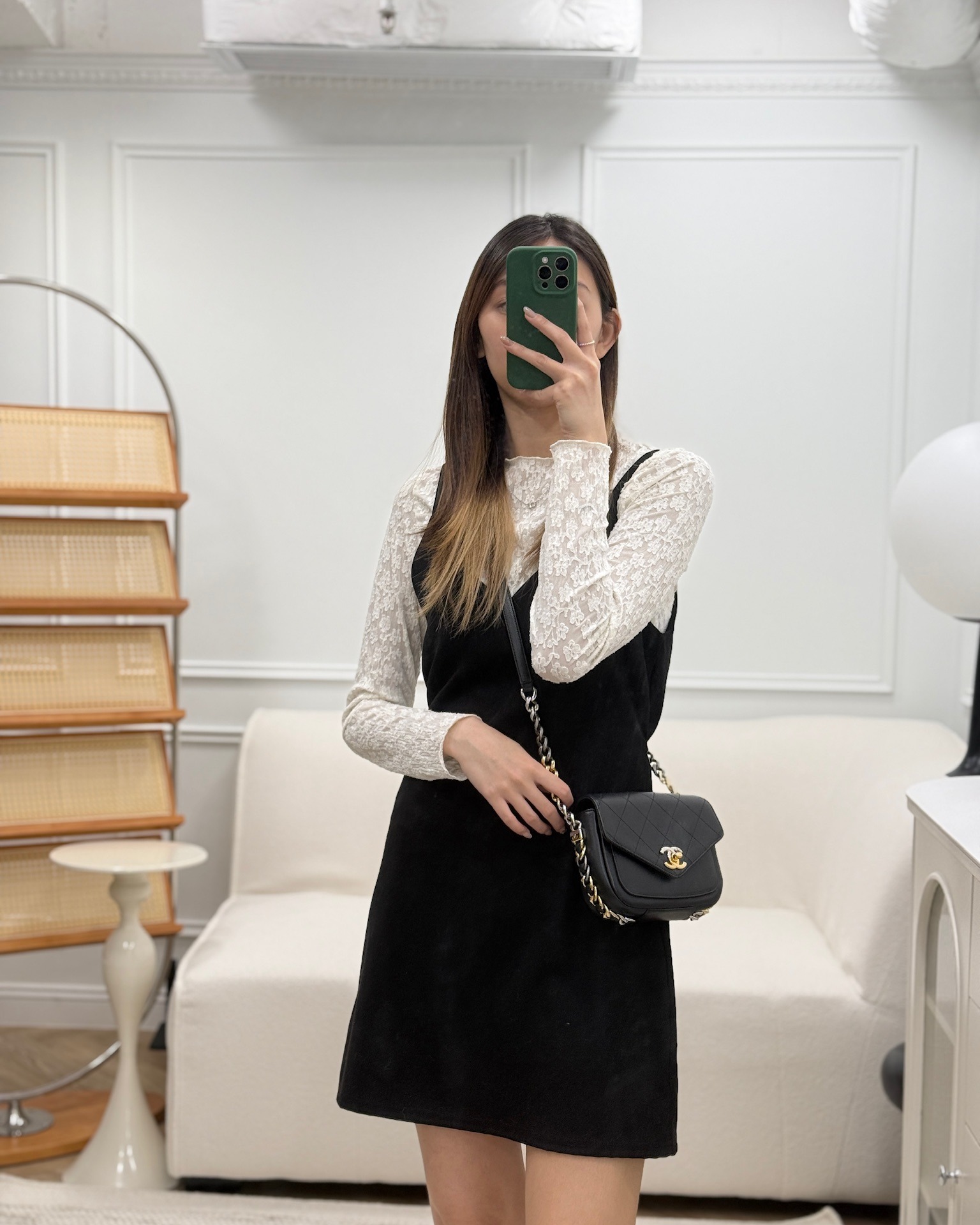 Chanel Small Precious Union Flap Black Calfskin