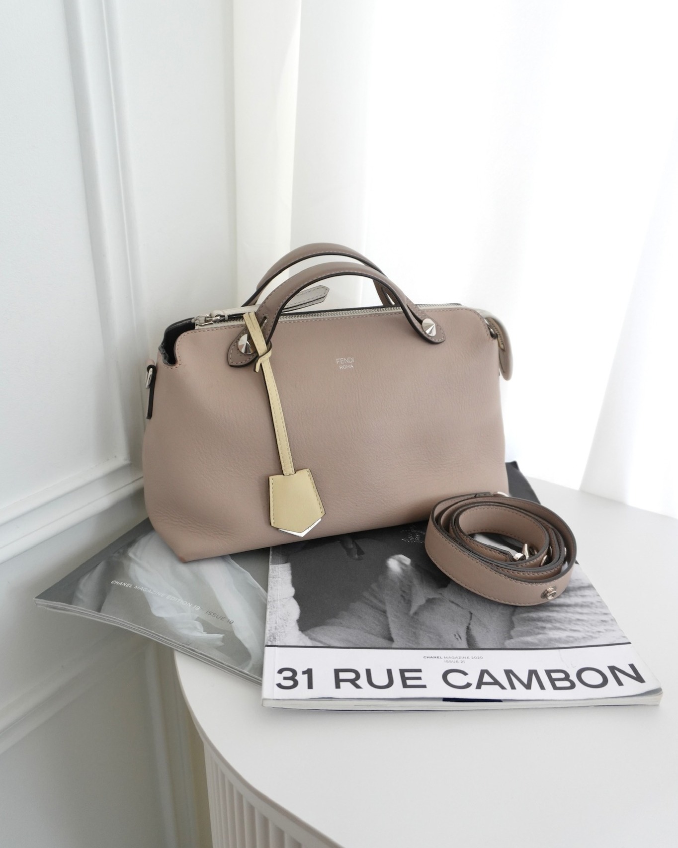 Fendi Medium By The Way Multicolour Nuvola Tortora