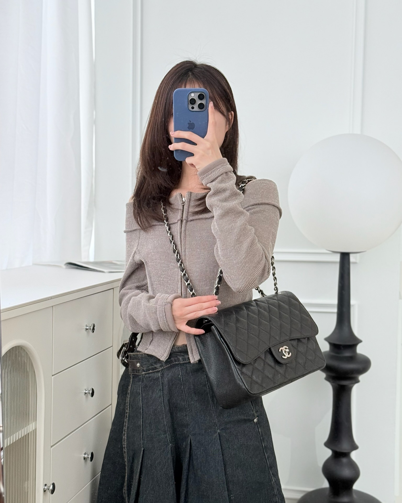 Chanel Jumbo Double Flap Black Caviar