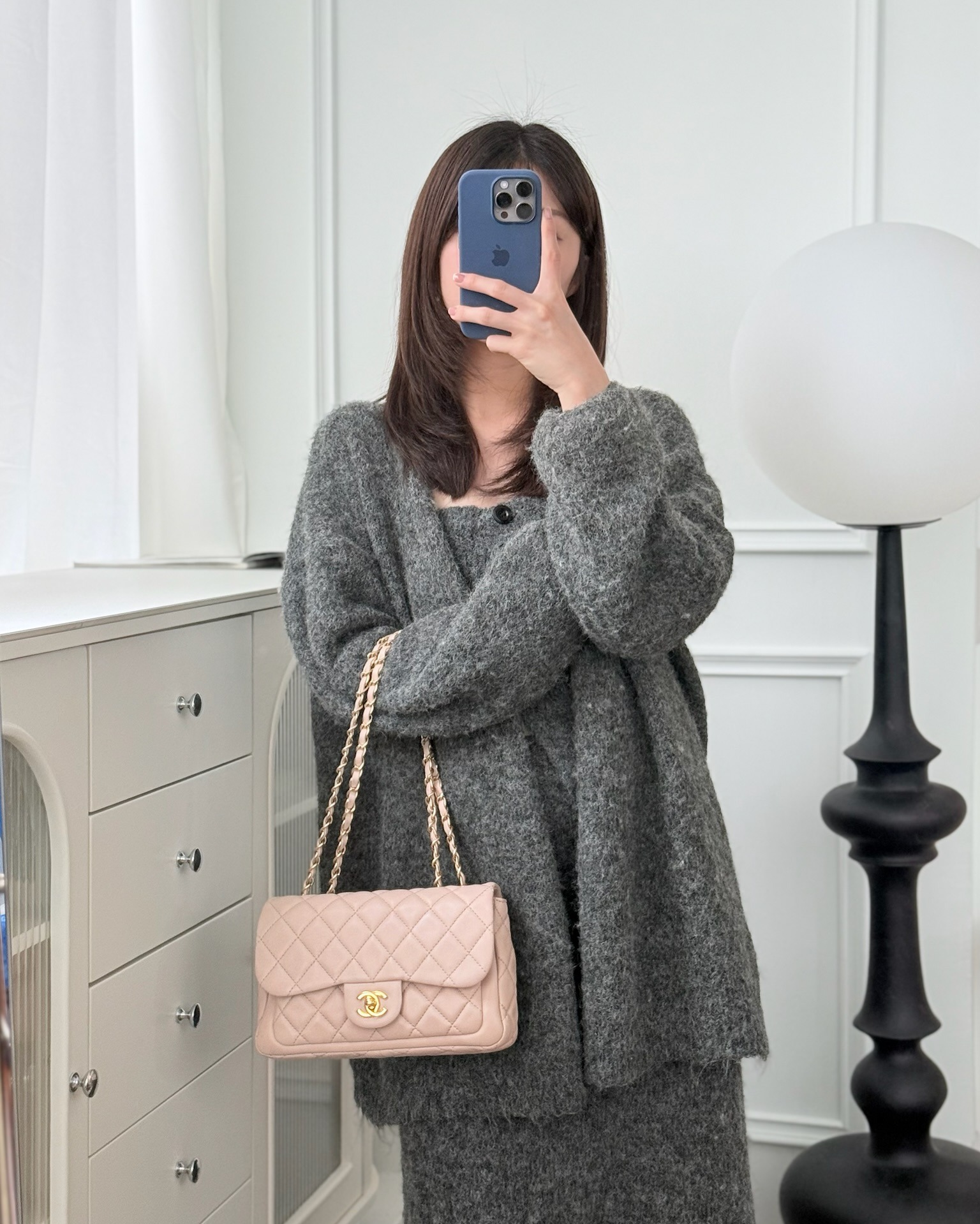 Chanel Flap Bag Pink Aged