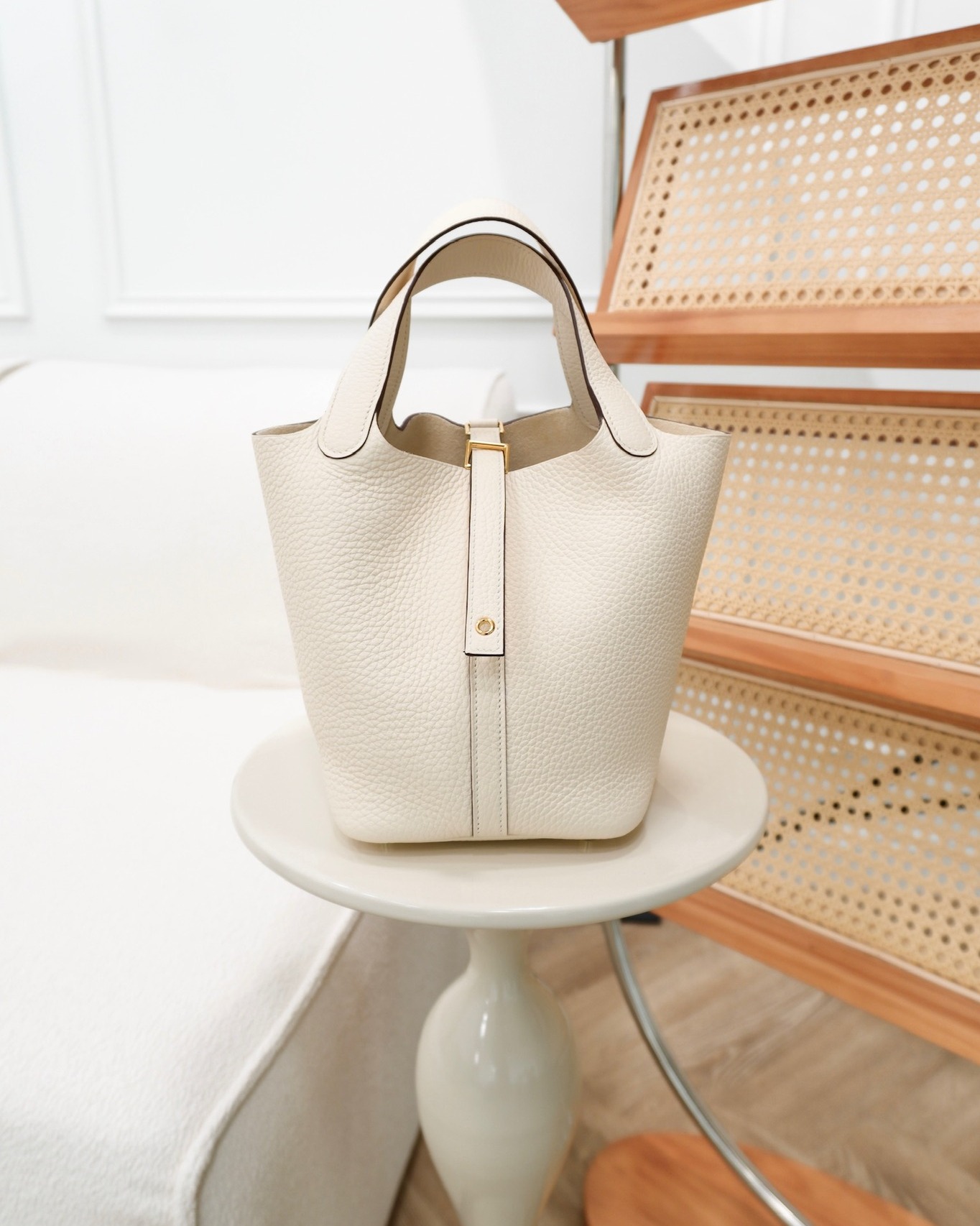 Hermès Picotin Lock 18 Nata I2 Clemence