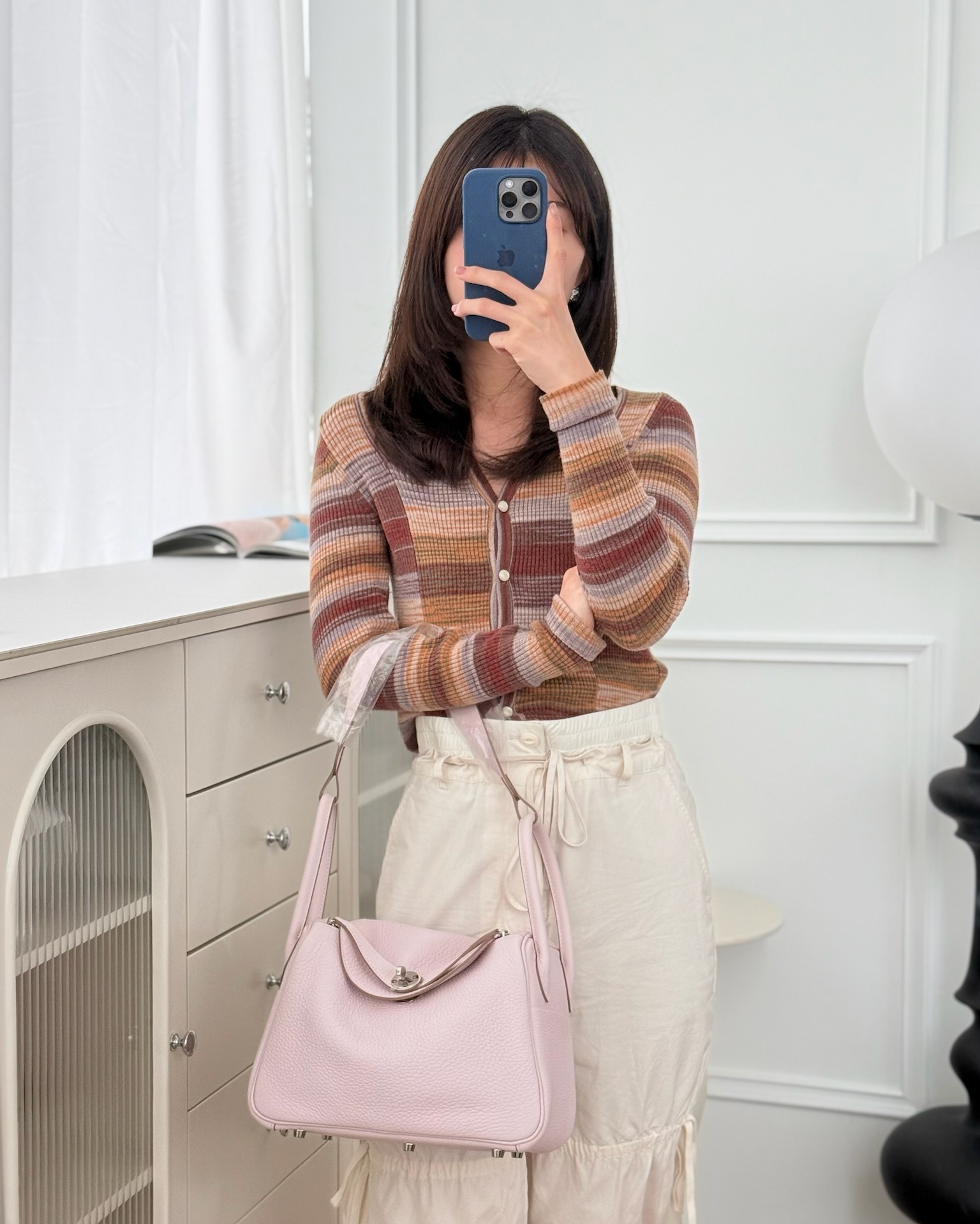 Hermès Lindy 26 Mauve Pale 09 Clemence