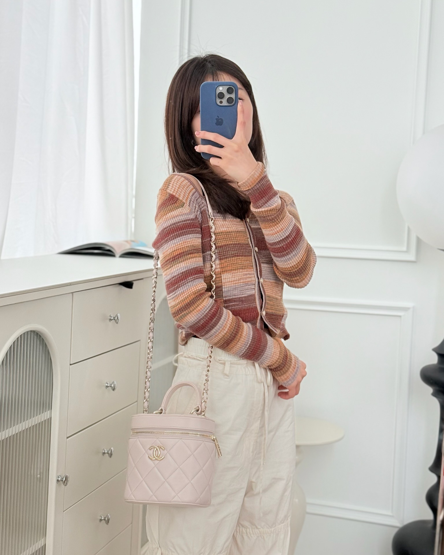 Chanel Trendy CC Vanity Case Lilac Lambskin