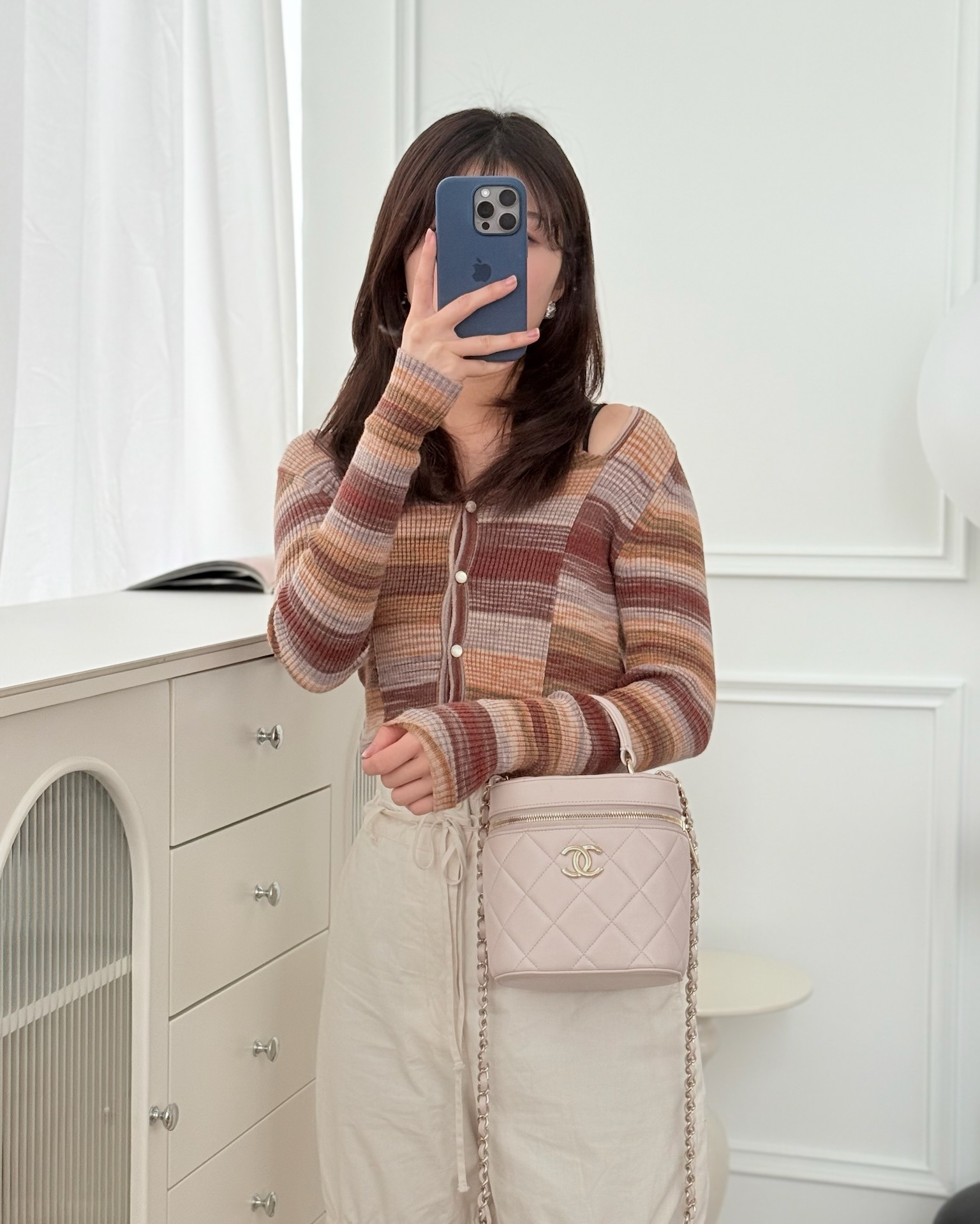 Chanel Trendy CC Vanity Case Lilac Lambskin