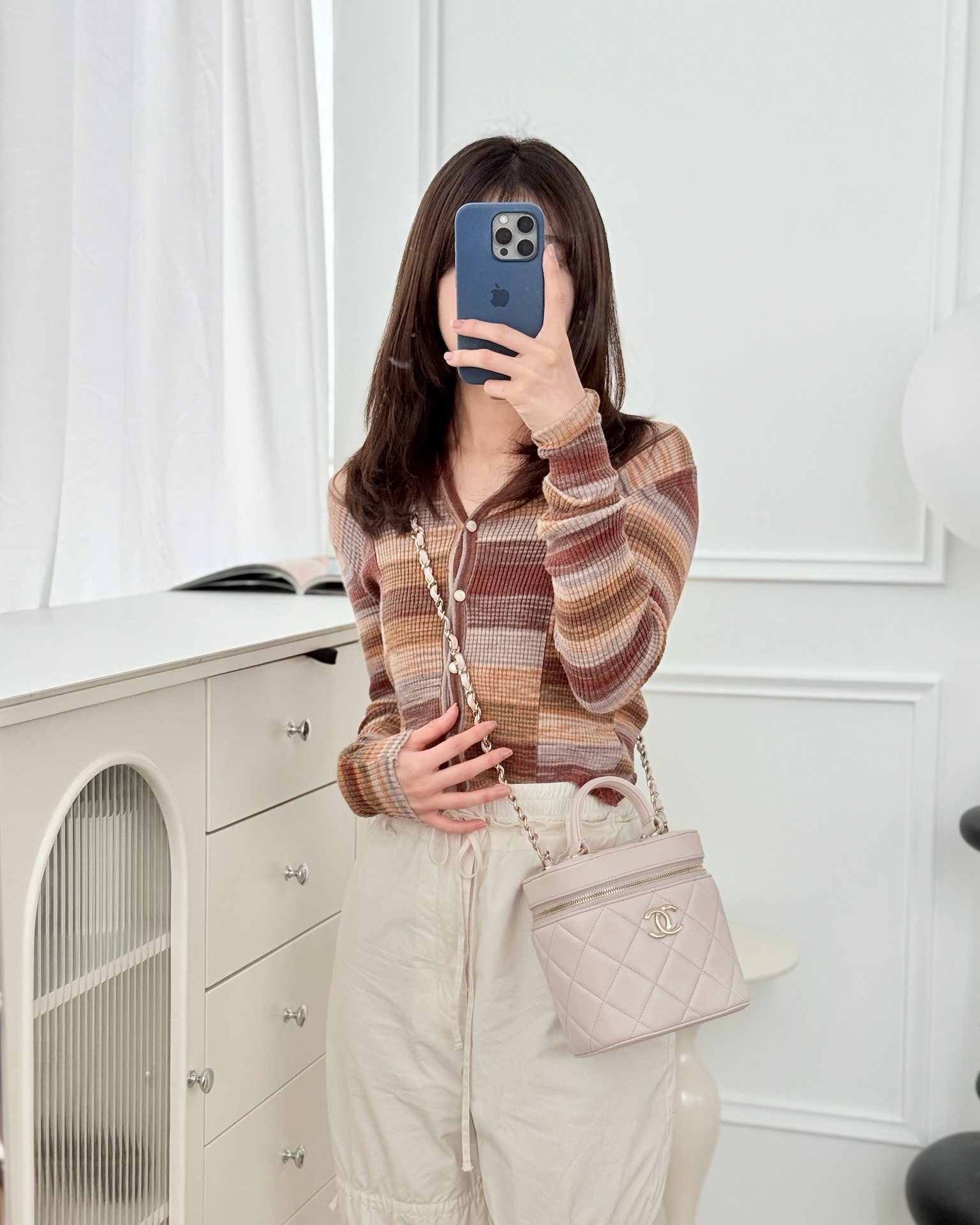 Chanel Trendy CC Vanity Case Lilac Lambskin