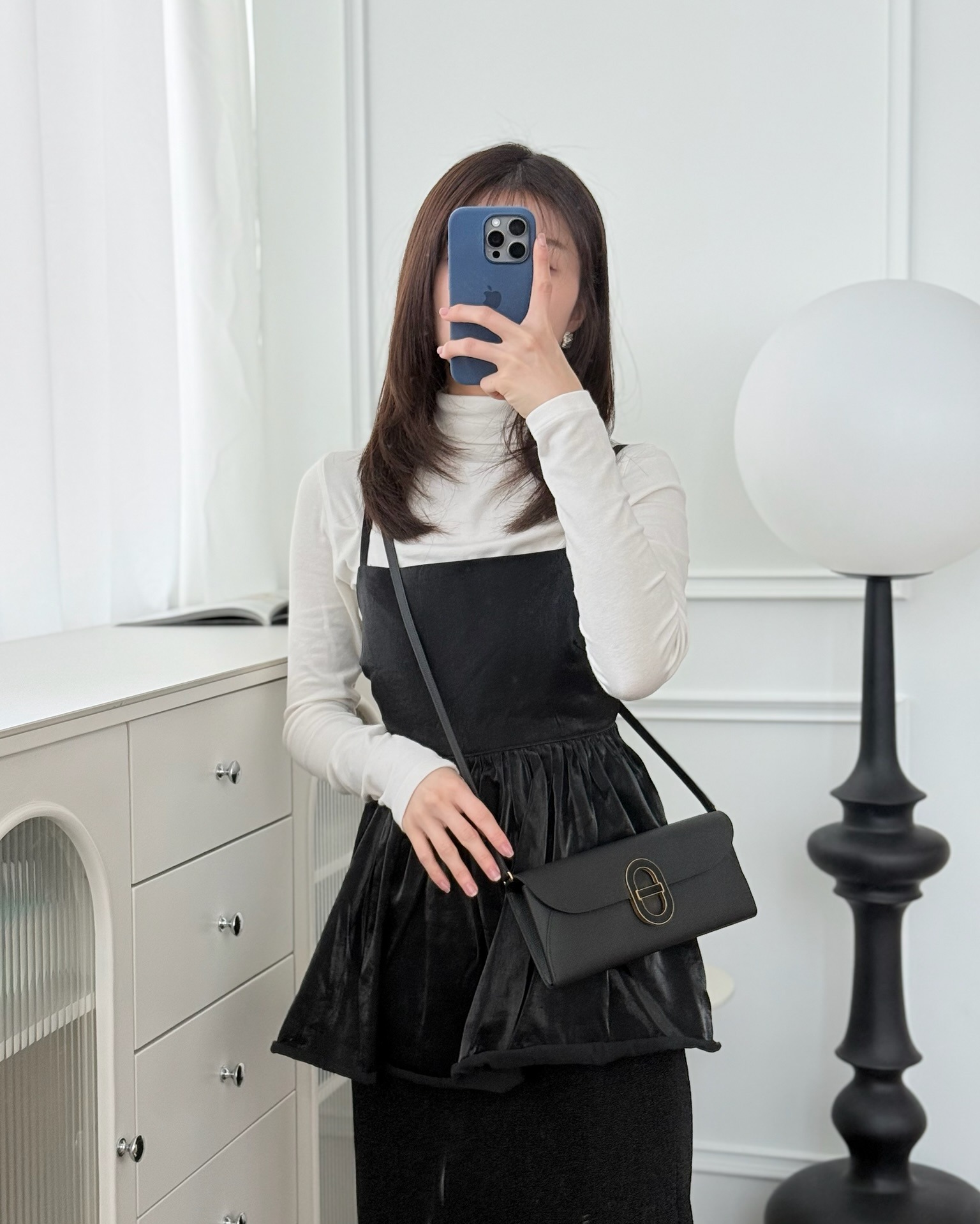 Hermès Maillon To Go Epsom Noir 89