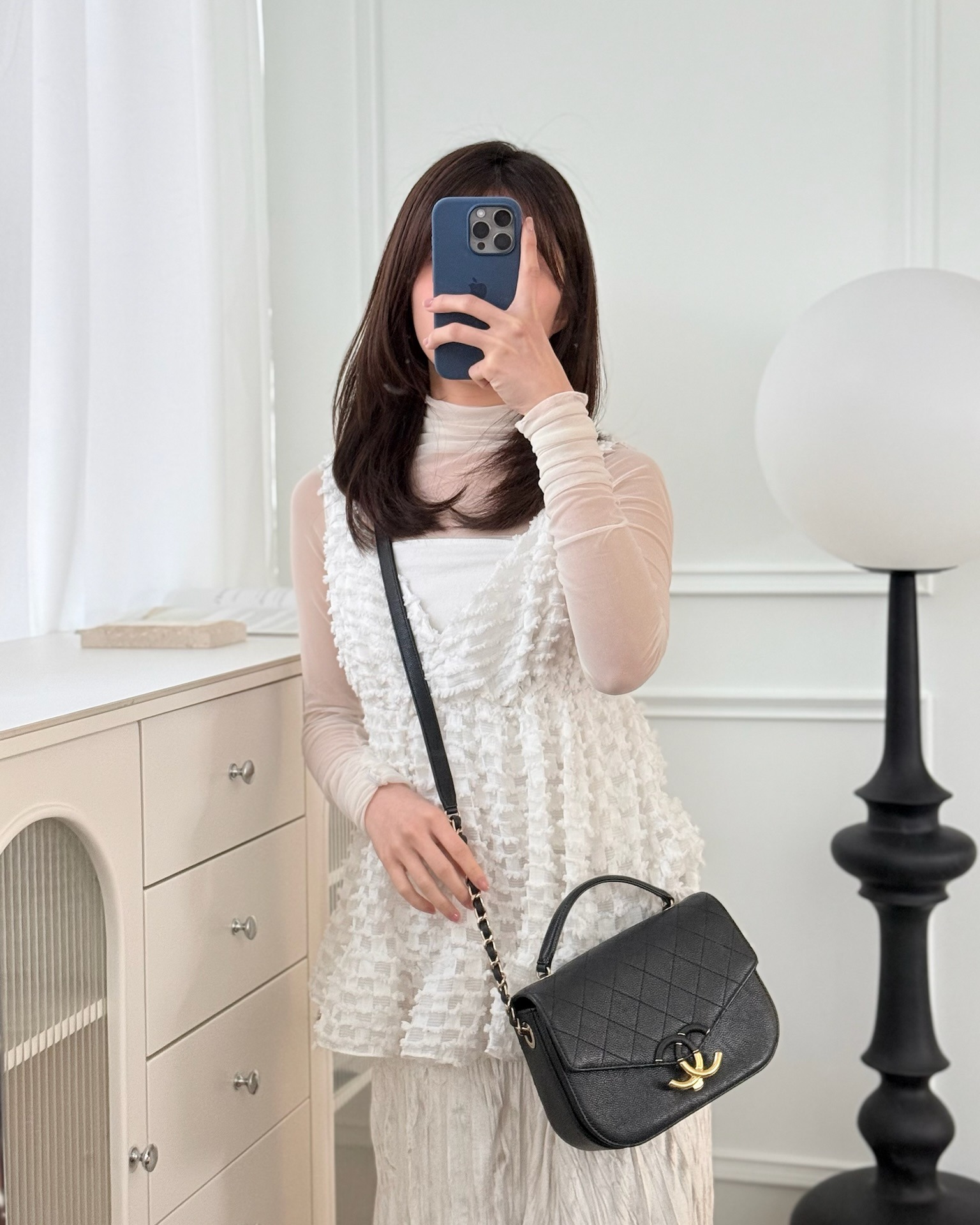 Chanel Small CC Cuba Flap Bag Black Caviar