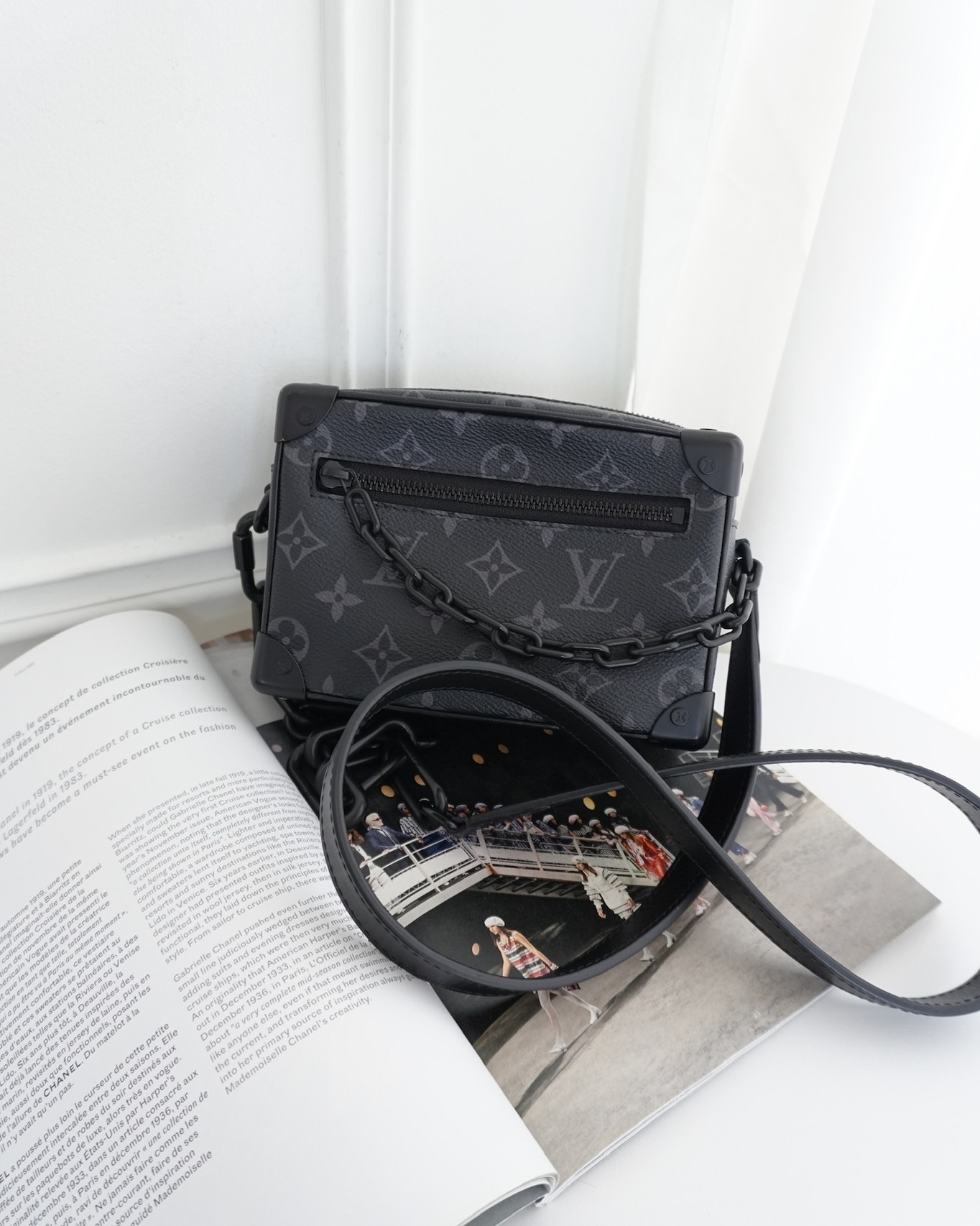 Louis Vuitton Mini Soft Trunk Monogram Eclipse Canvas