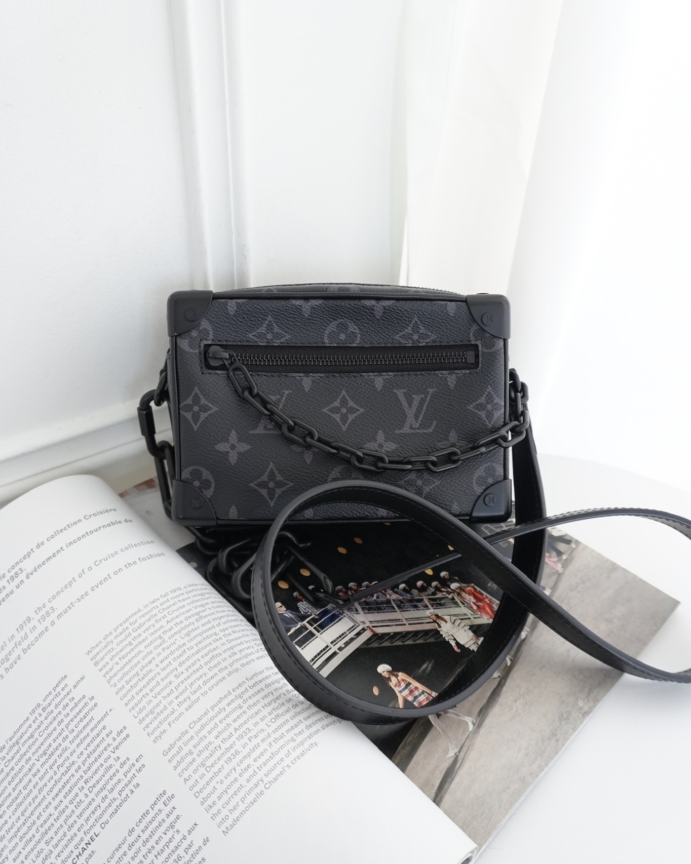Louis Vuitton Mini Soft Trunk Monogram Eclipse Canvas