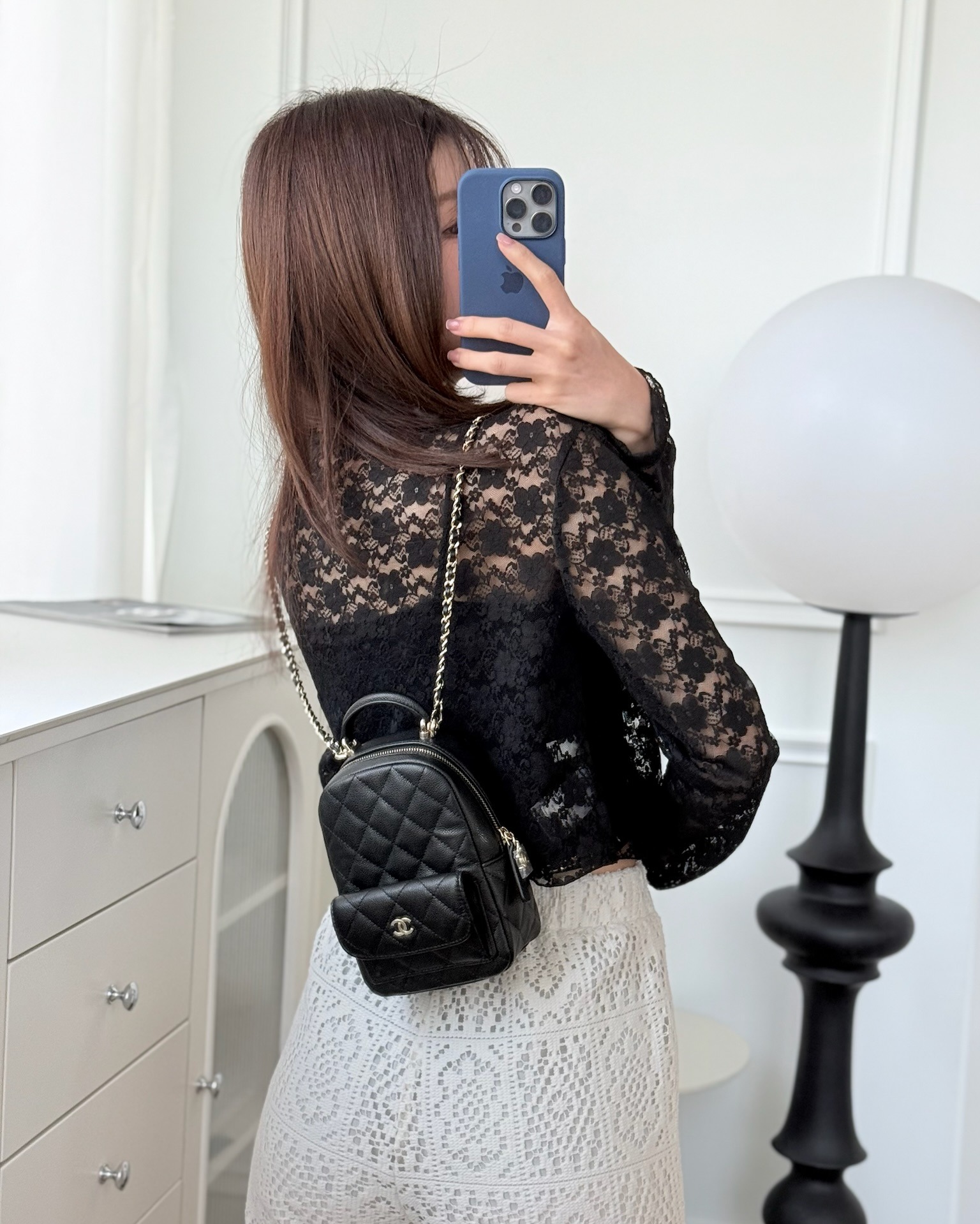 Chanel Classic Mini Backpack Black Caviar