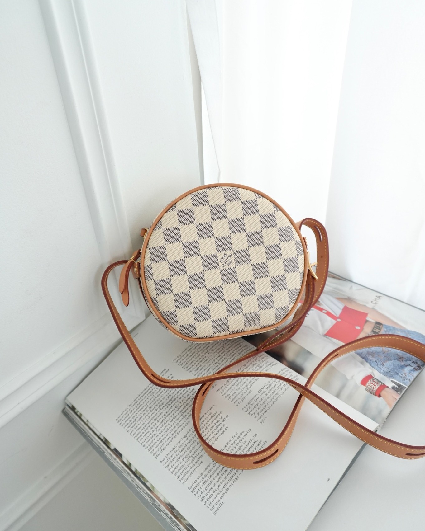 Louis Vuitton Boite Chapeau Souple PM Damier Azur