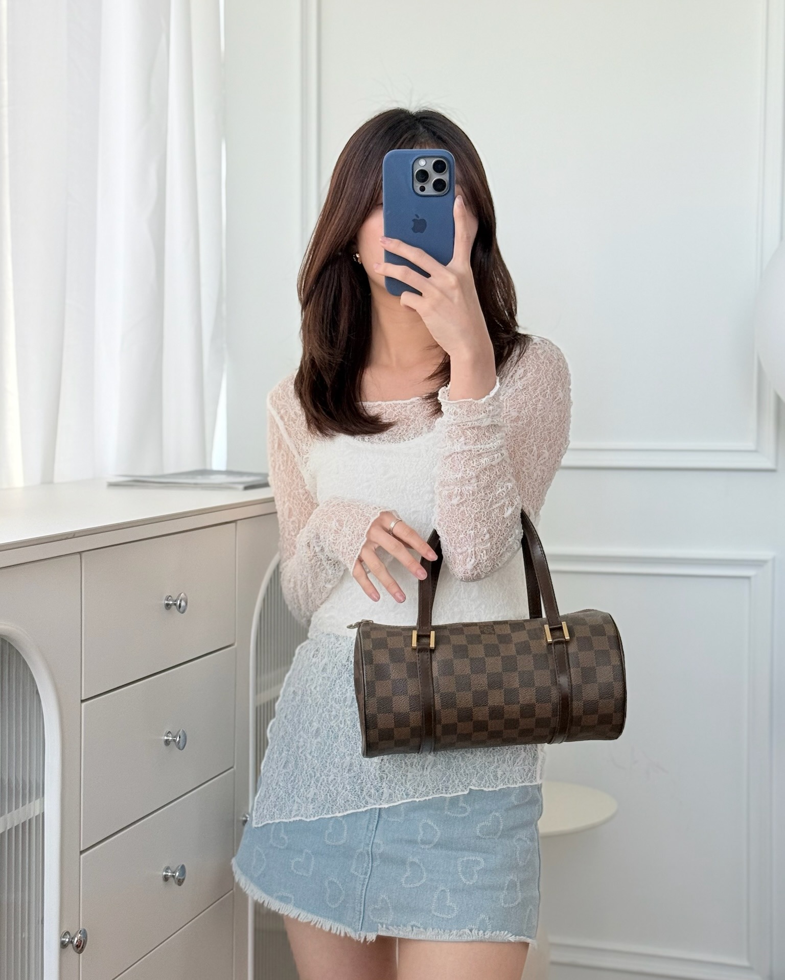 Louis Vuitton Papillon 28 Damier Ebene