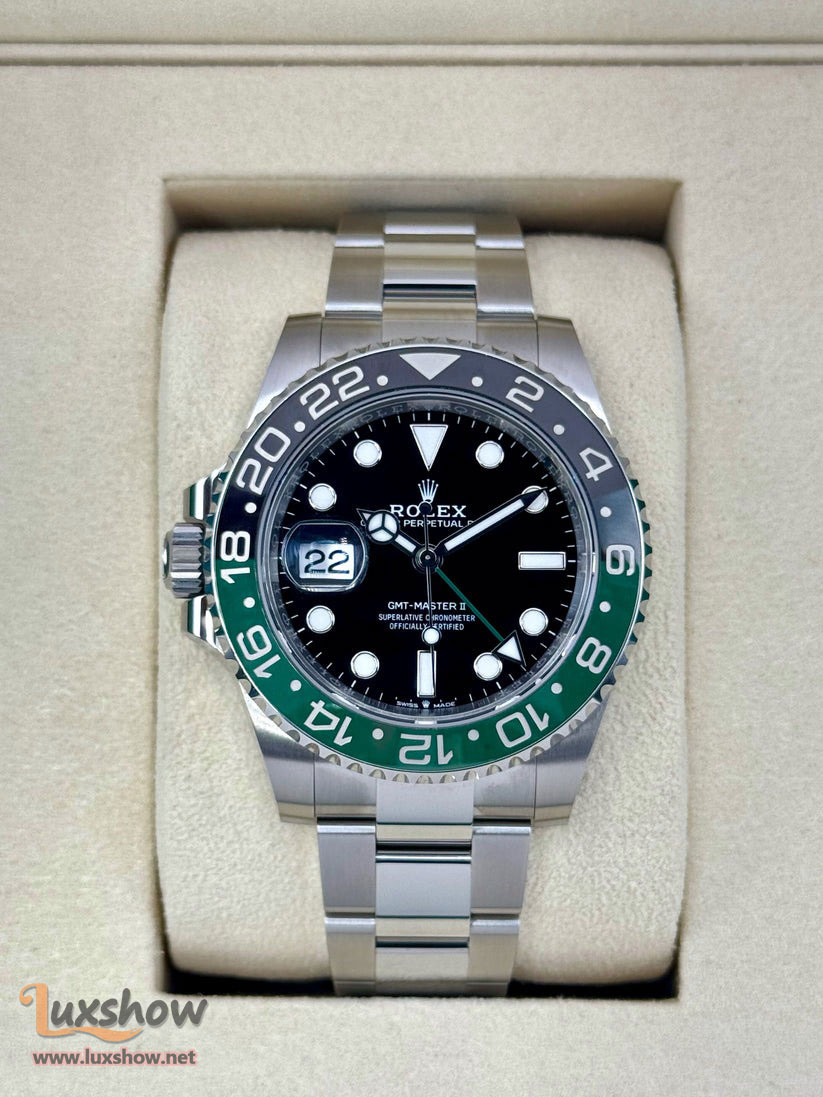 Rolex GMT-Master II “Sprite” 40mm 126720VTNR Stainless Steel Oyster Bracelet Black Dial
