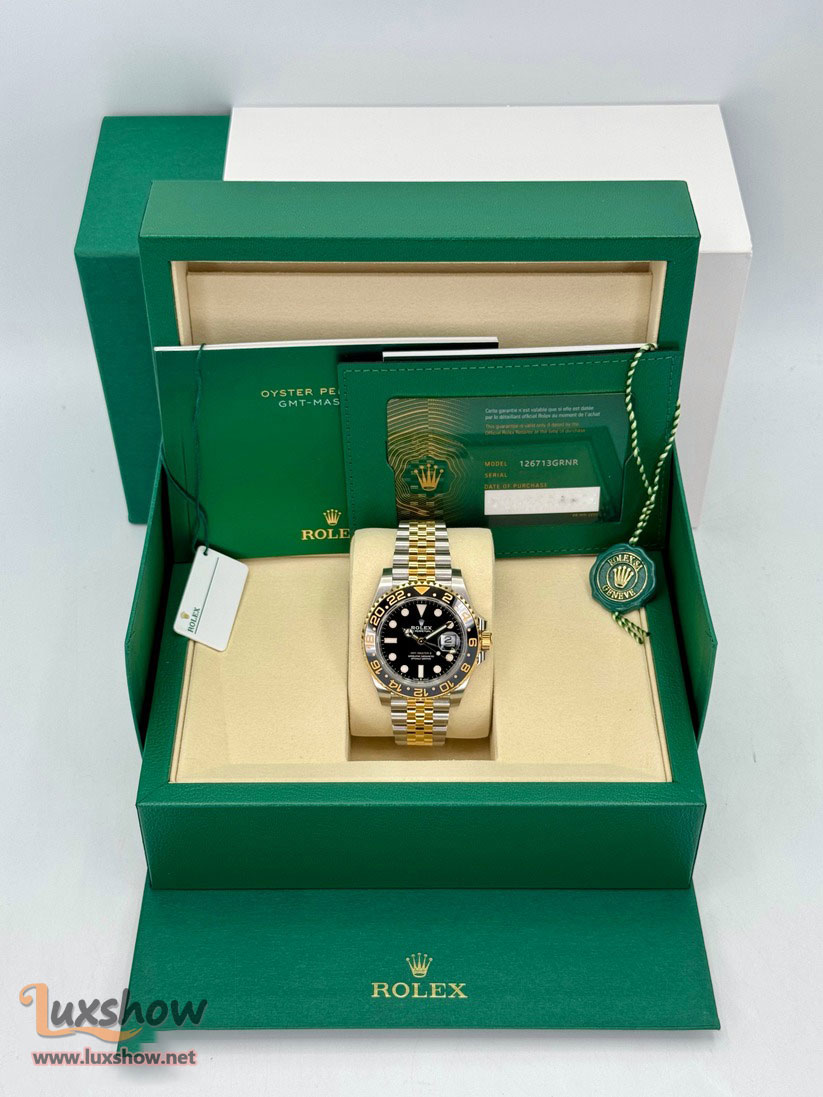 Rolex GMT-Master II 40mm 126713GRNR Two-Tone Jubilee