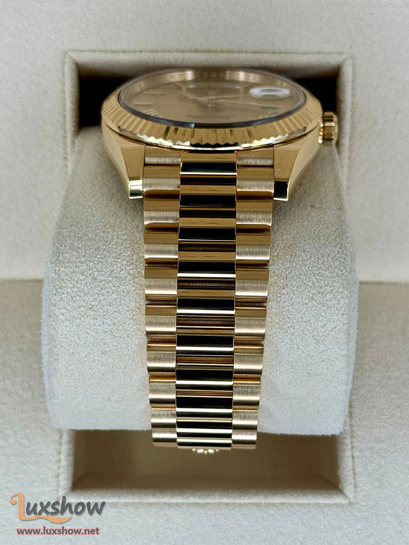 Rolex Day-Date 40mm 228238 Presidential 18kt Yellow Gold Champagne Roman Numeral Dial