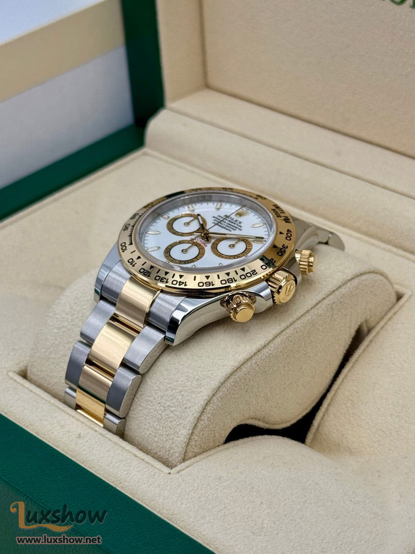 Rolex Cosmograph Daytona 40mm 126503 Two-Tone Stainless Steel and 18K Yellow Gold Oyster Bracelet White Dial