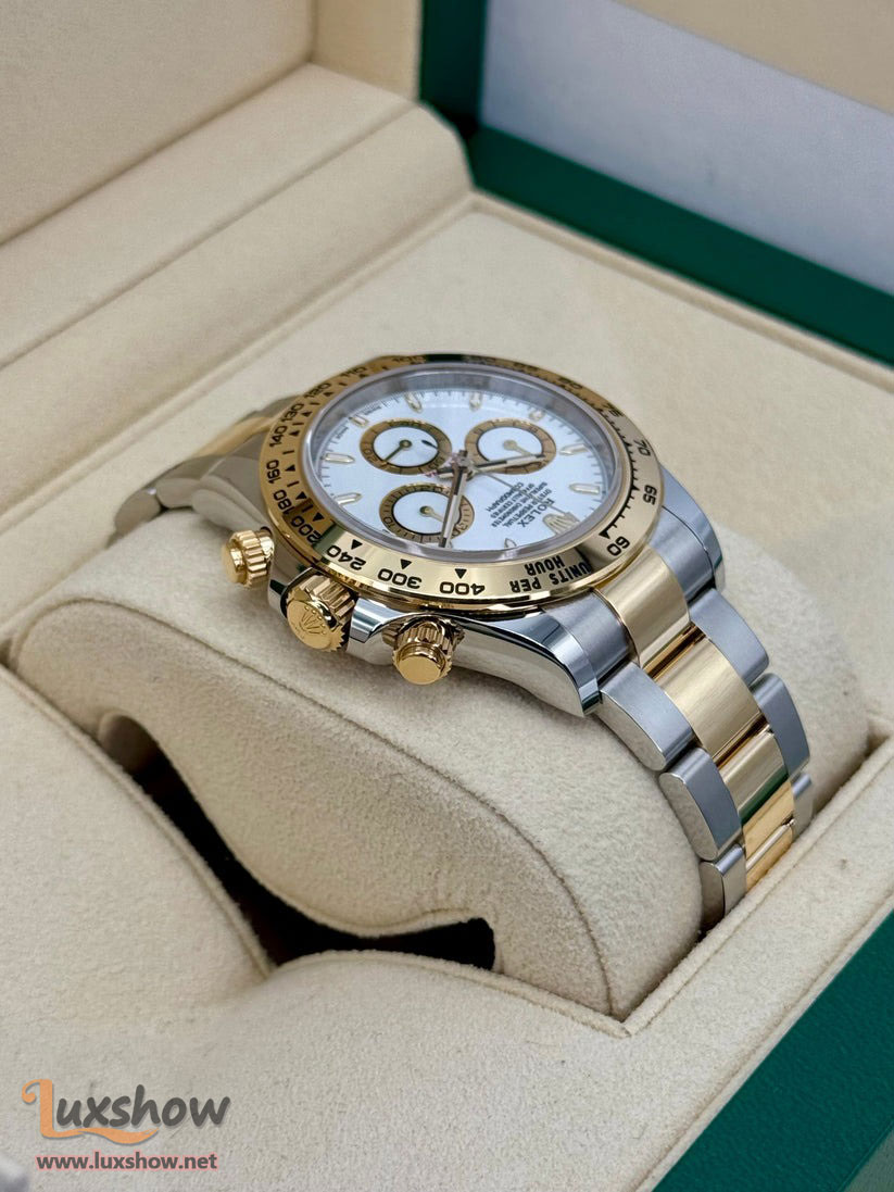 Rolex Cosmograph Daytona 40mm 126503 Two-Tone Stainless Steel and 18K Yellow Gold Oyster Bracelet White Dial